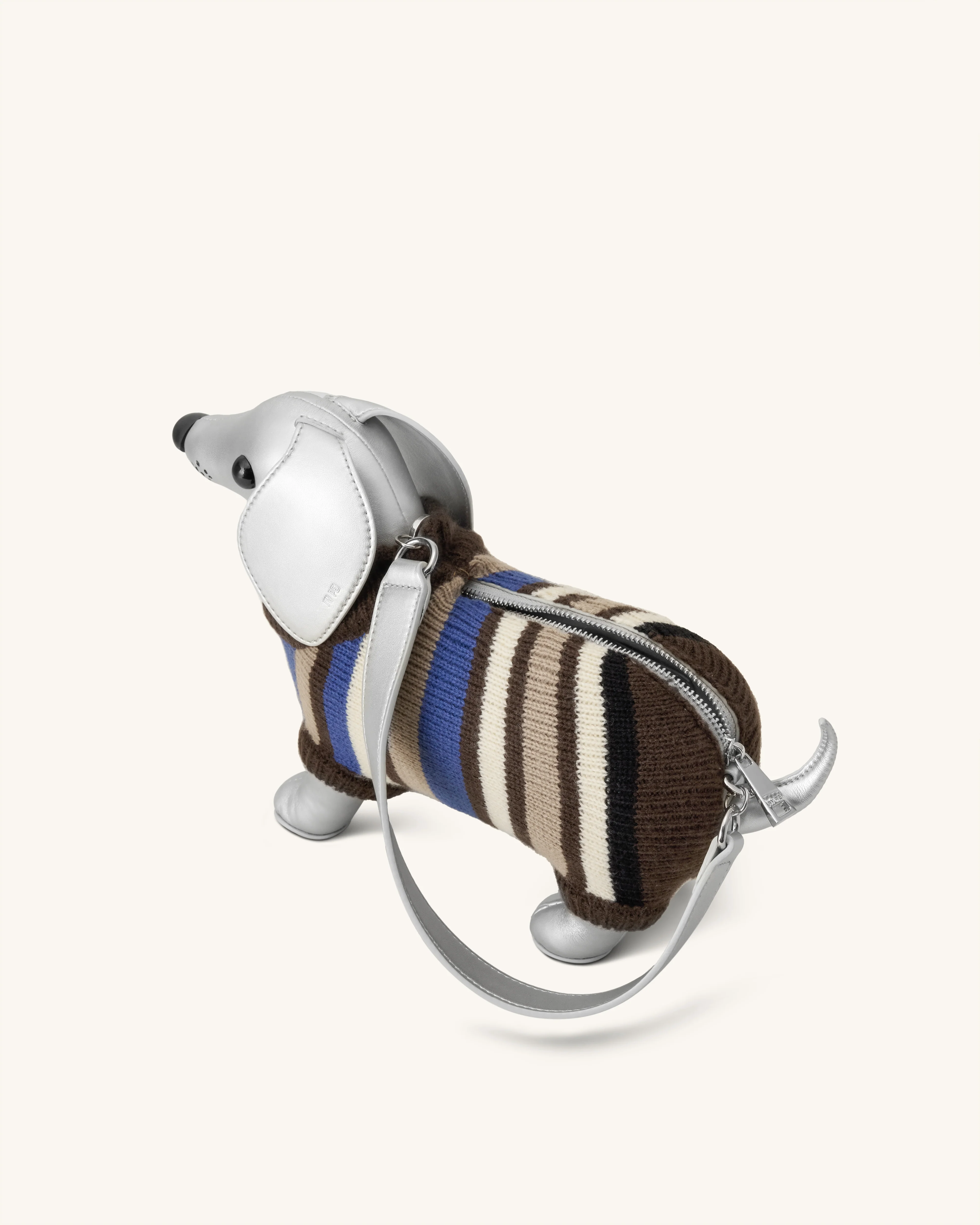 Addison Dackel-Handtasche - Silber - Image 4