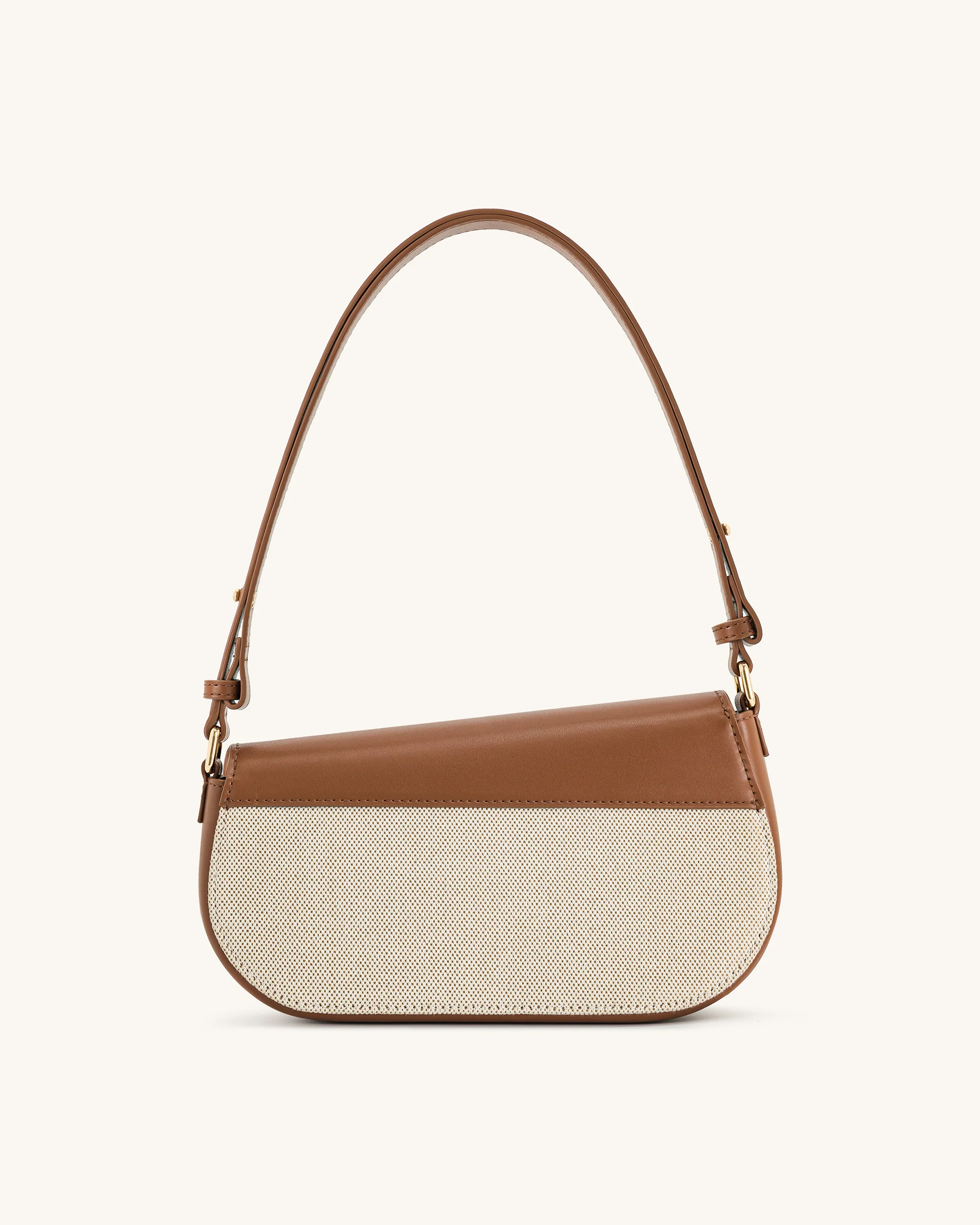 Addisyn Schultertasche - Braunes Canvas - Image 3
