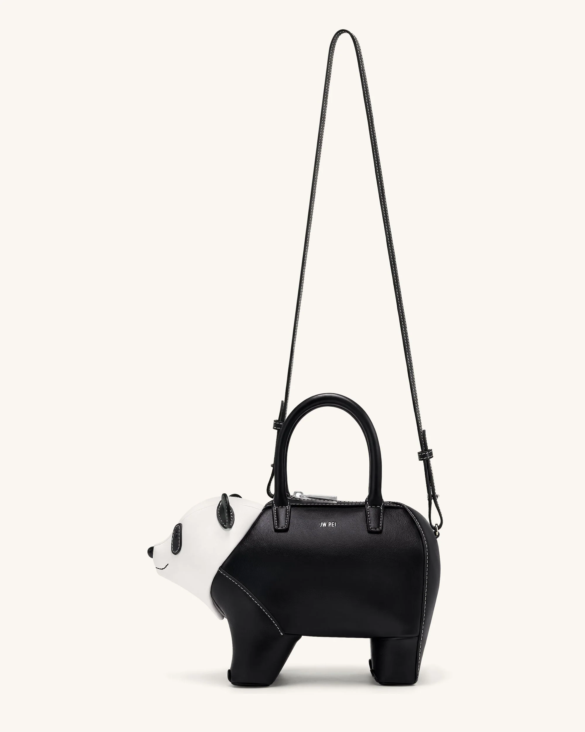 Adeline Panda-Handtasche - Schwarz - Image 2
