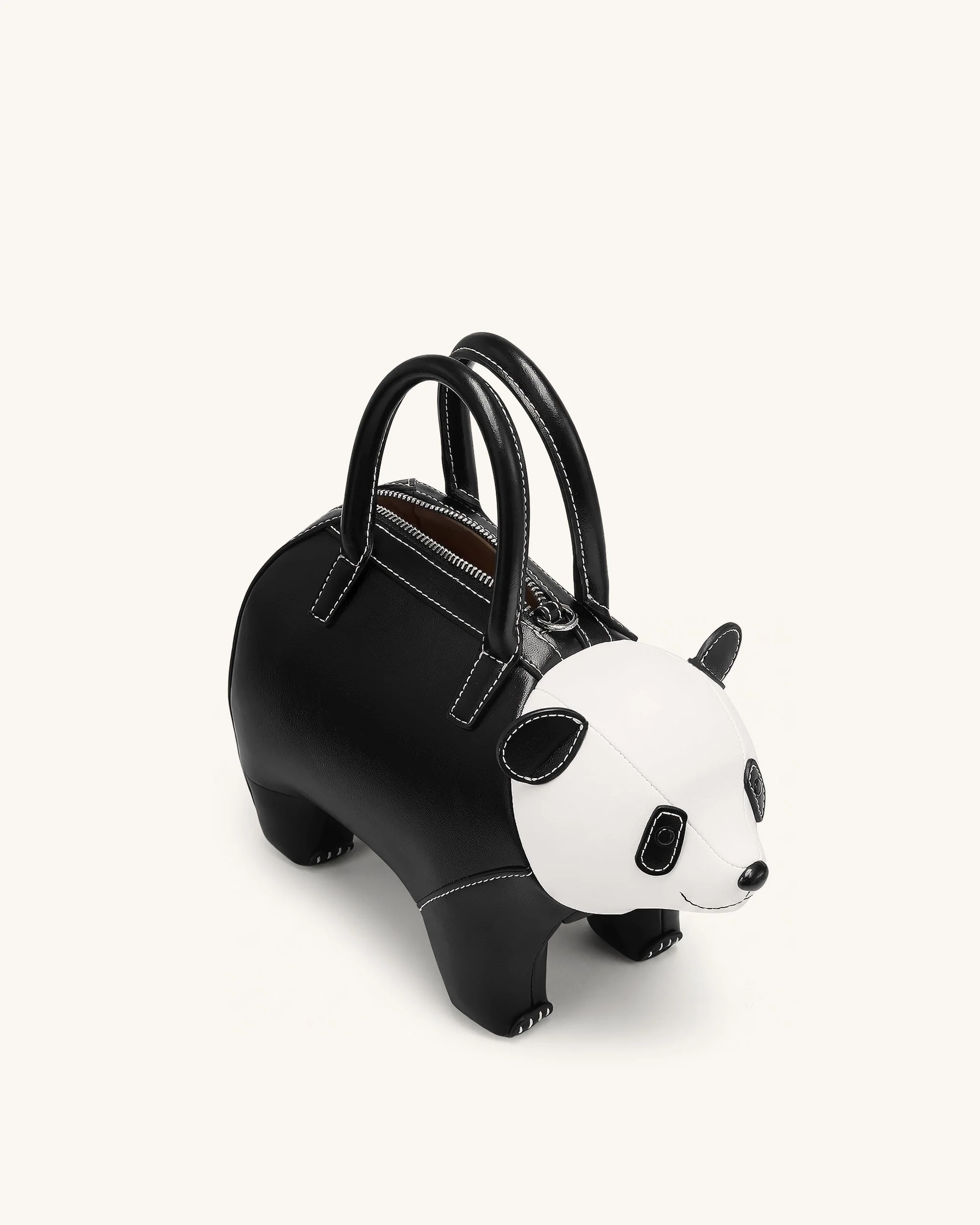 Adeline Panda-Handtasche - Schwarz - Image 4