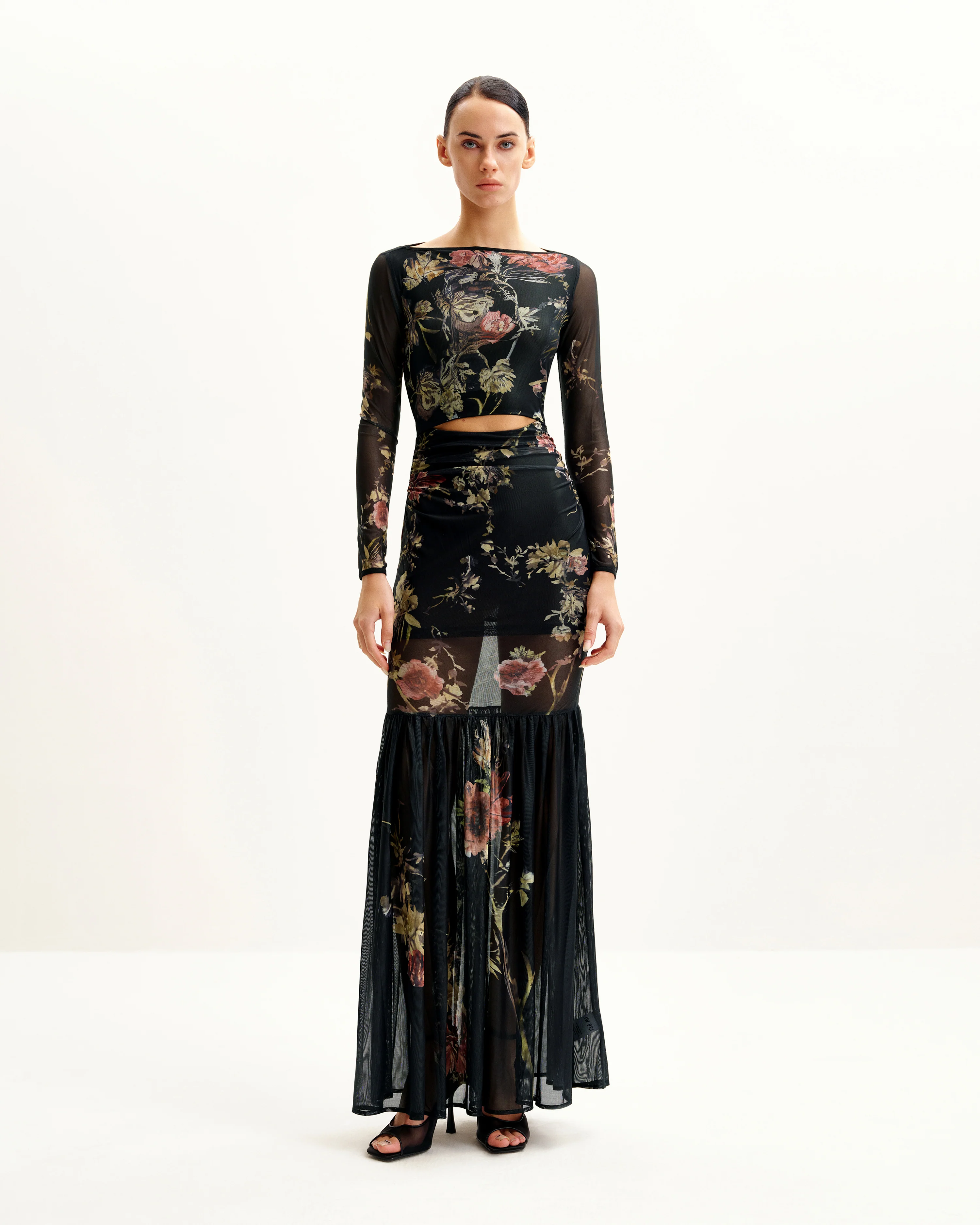 Alicia Bedrucktes Netzkleid - Mehrfarbig