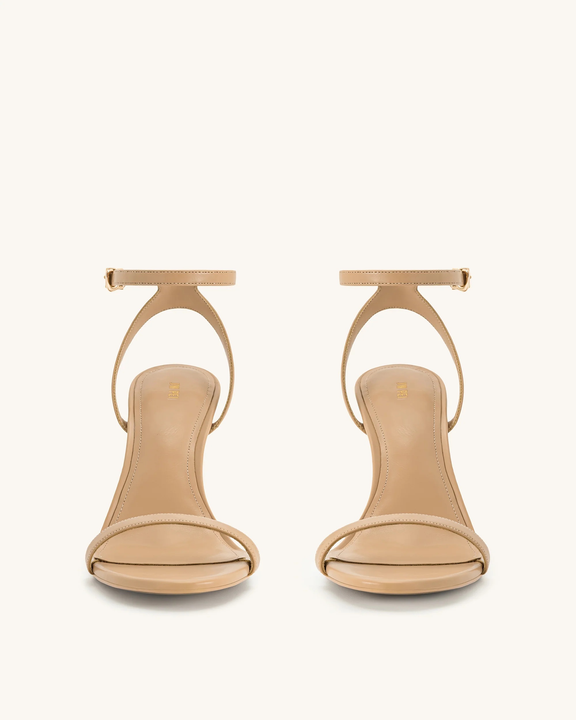 Alivia Sandalen mit Gold-Metall-Absatz - Khaki - Image 3