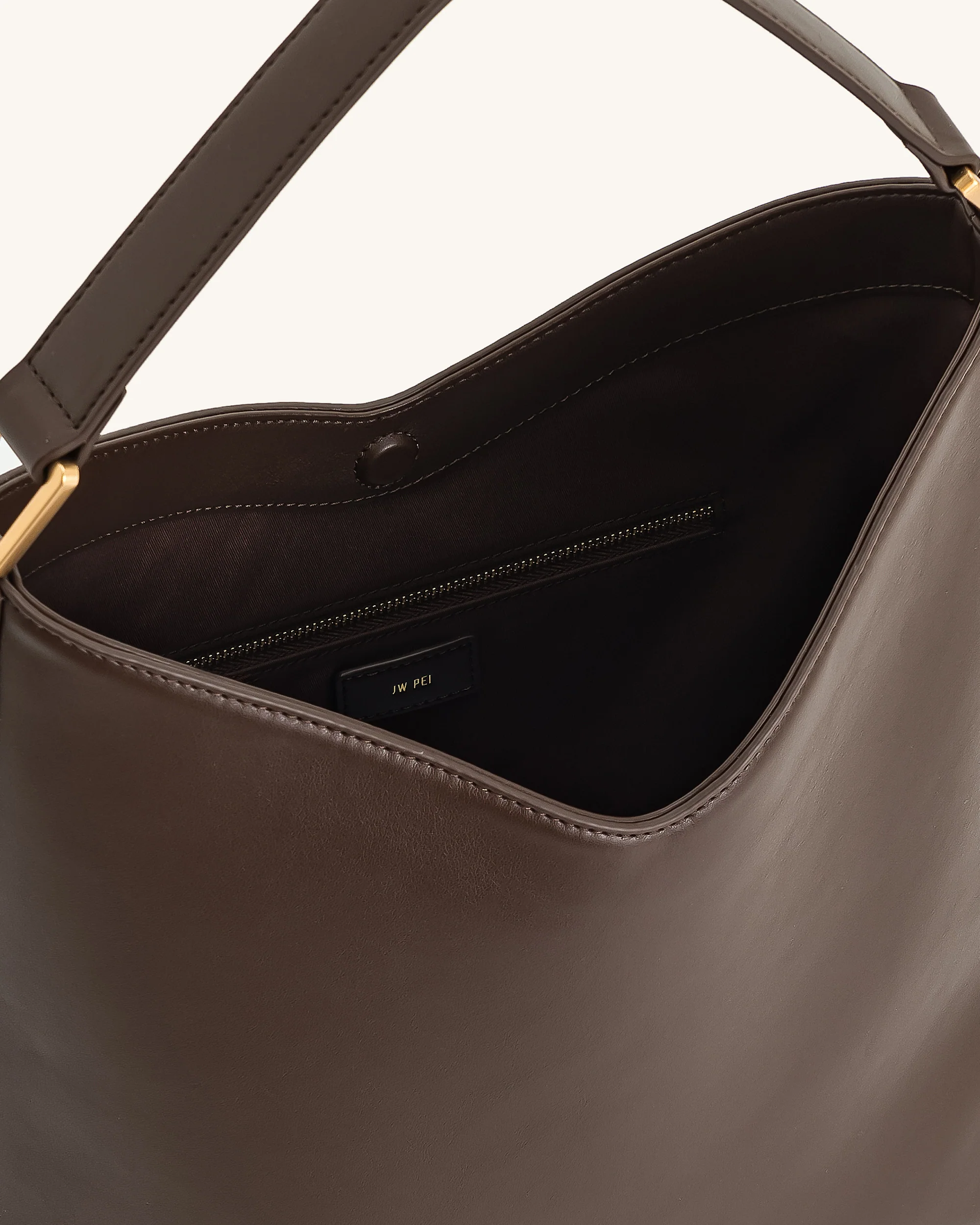 Aria Schultertasche - Dunkelbraun - Image 4
