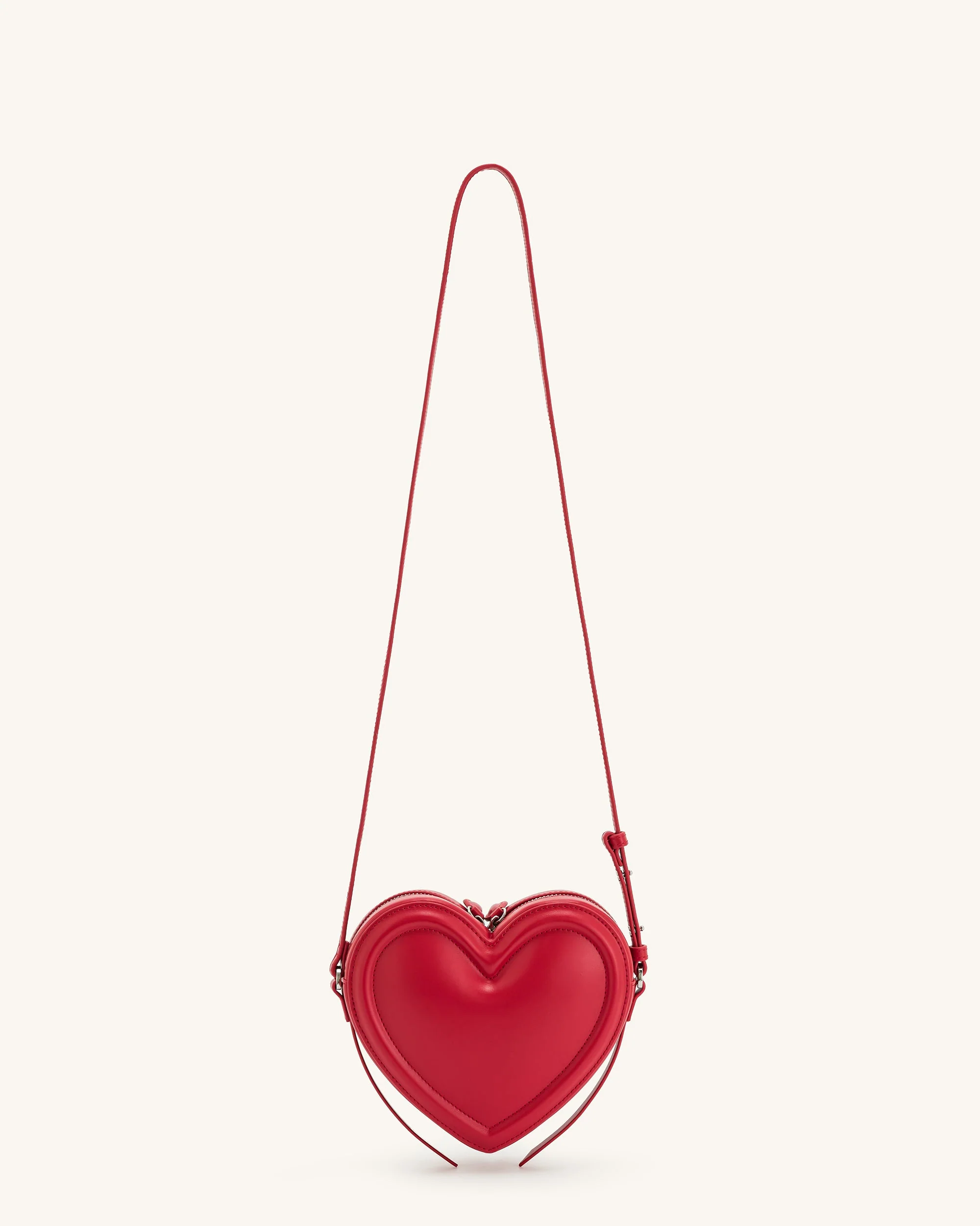 Arlene Herzförmige Tasche - Magenta - Image 3