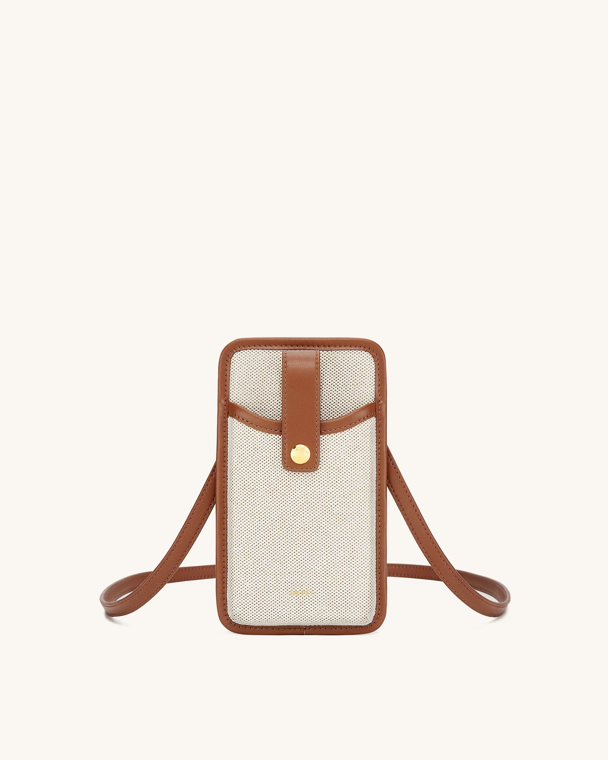 Aylin Canvas Handytasche -Braun