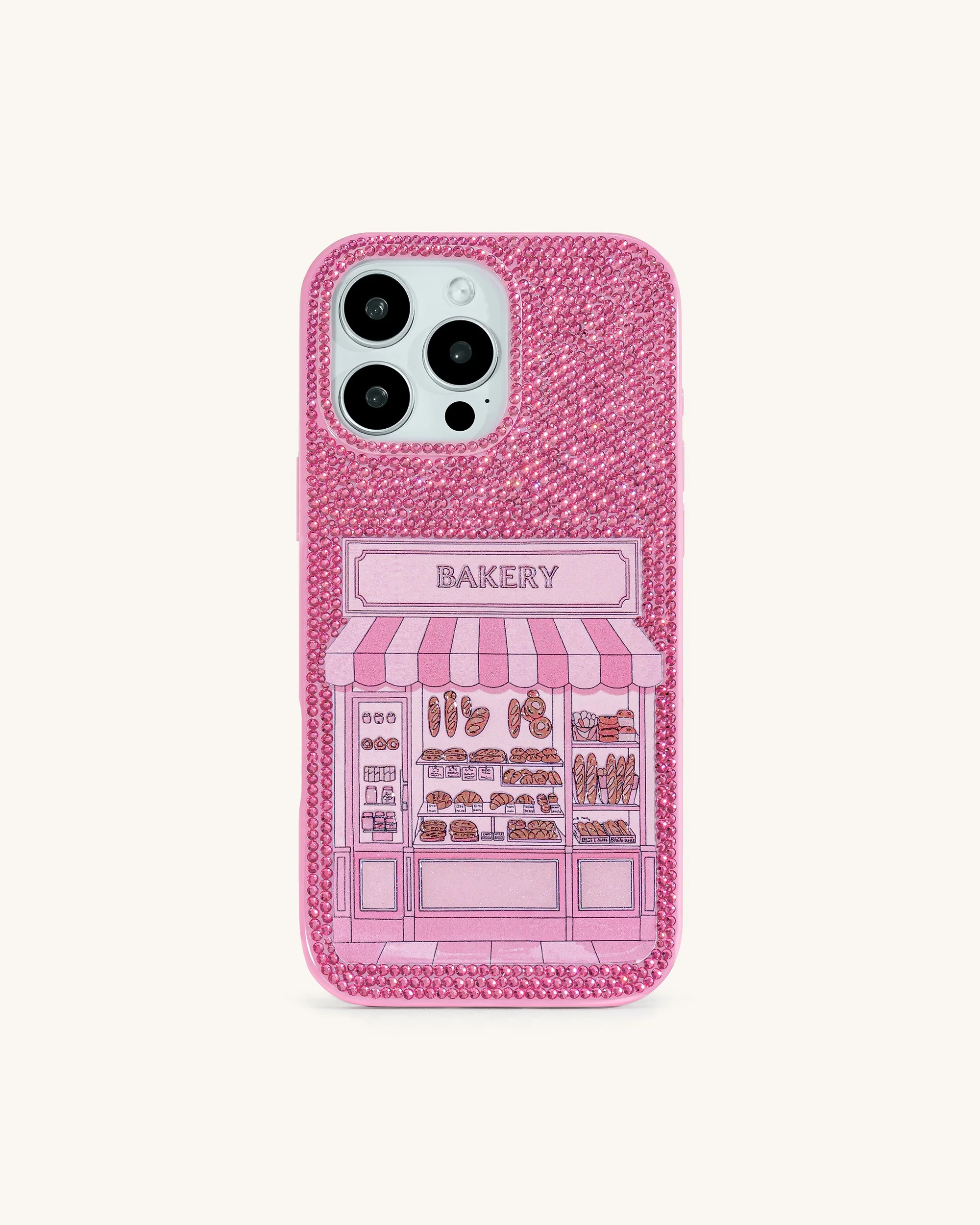 Bäckerei Handyhülle – Bunt/Rosa