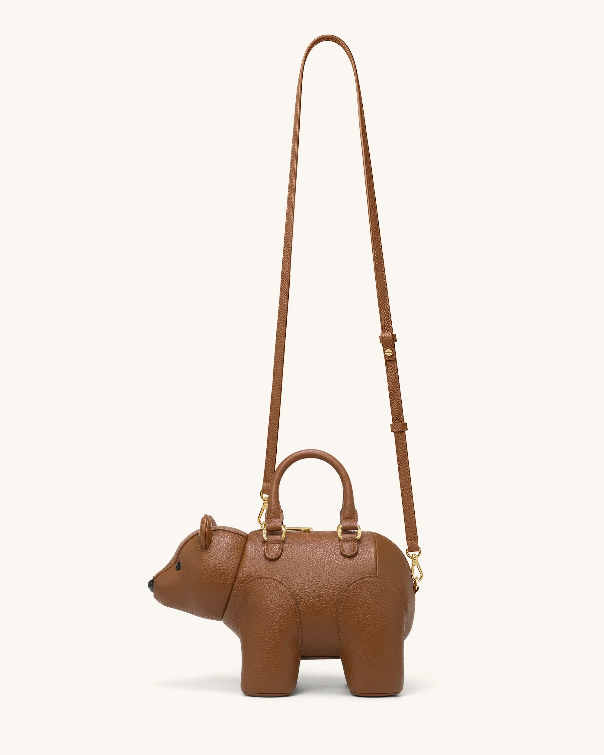 Bernie Bear Henkeltasche - Braun - Image 2