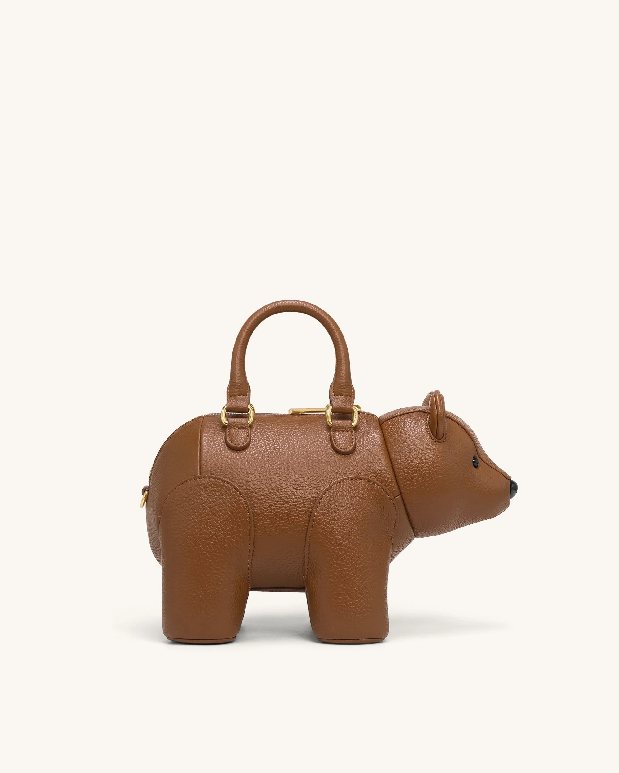 Bernie Bear Henkeltasche - Braun - Image 3