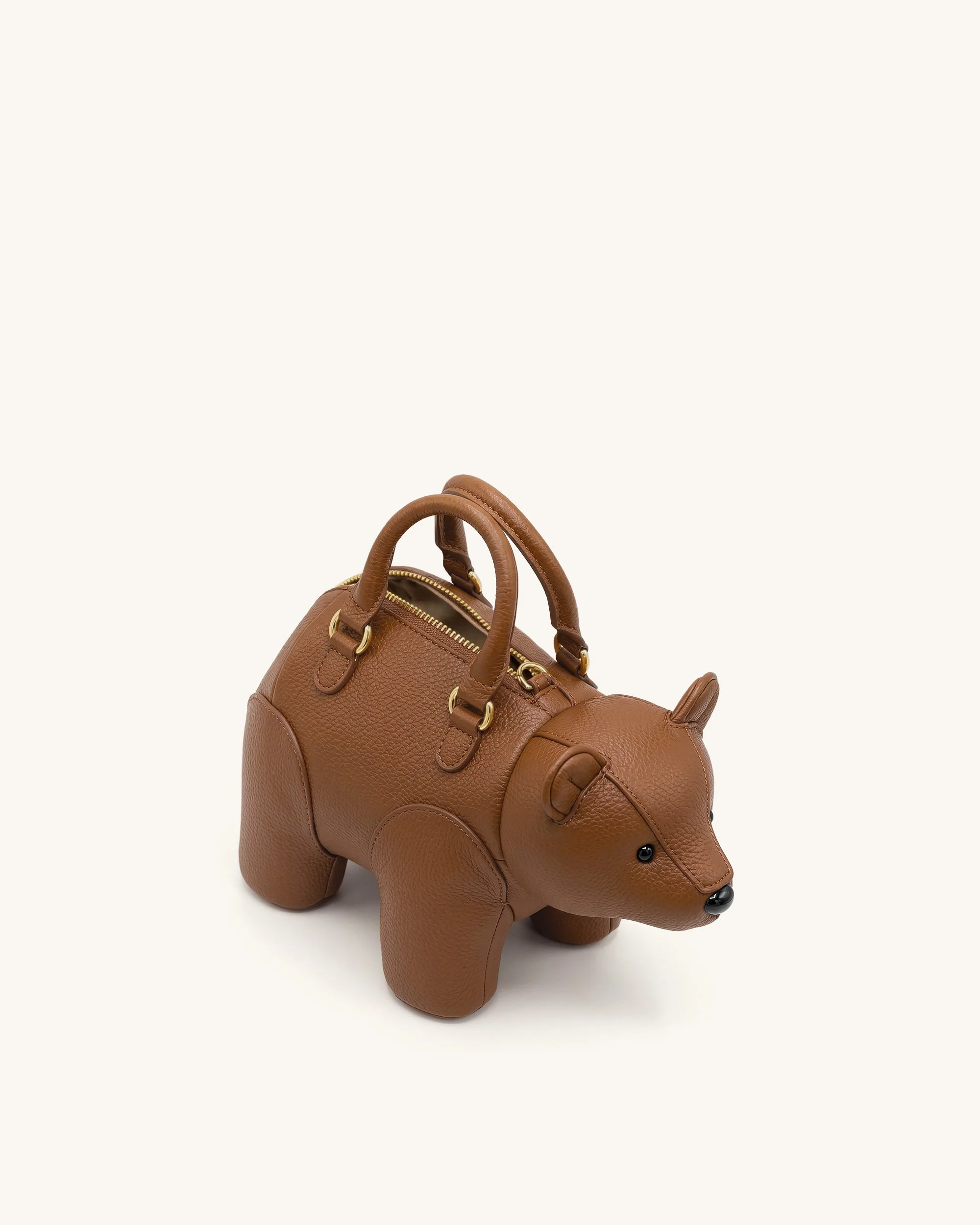 Bernie Bear Henkeltasche - Braun - Image 4