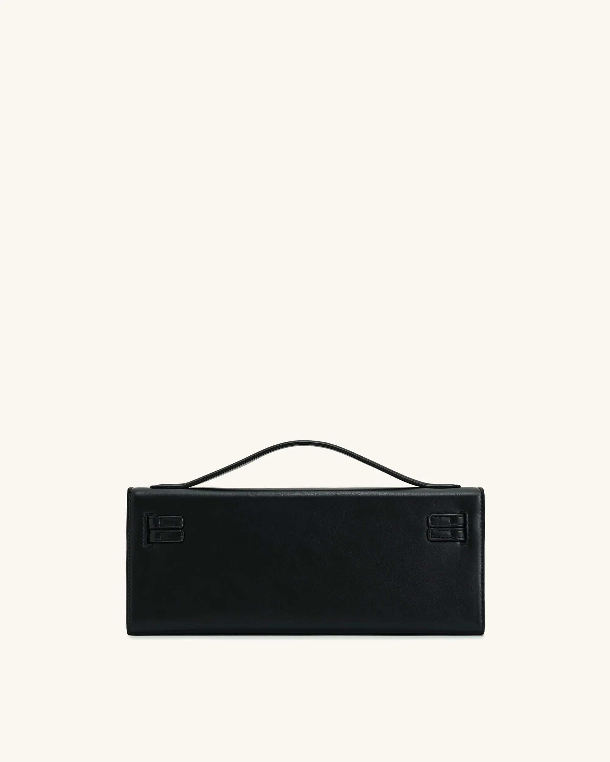 Bria Strukturierte Tasche mit oberem Griff – Schwarz - Image 4