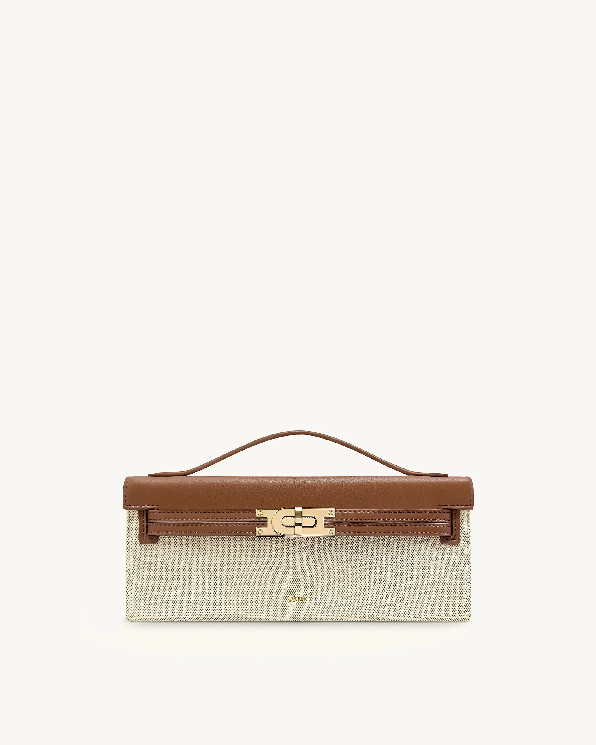 Bria Strukturierte Henkeltasche – Schwarzes Canvas