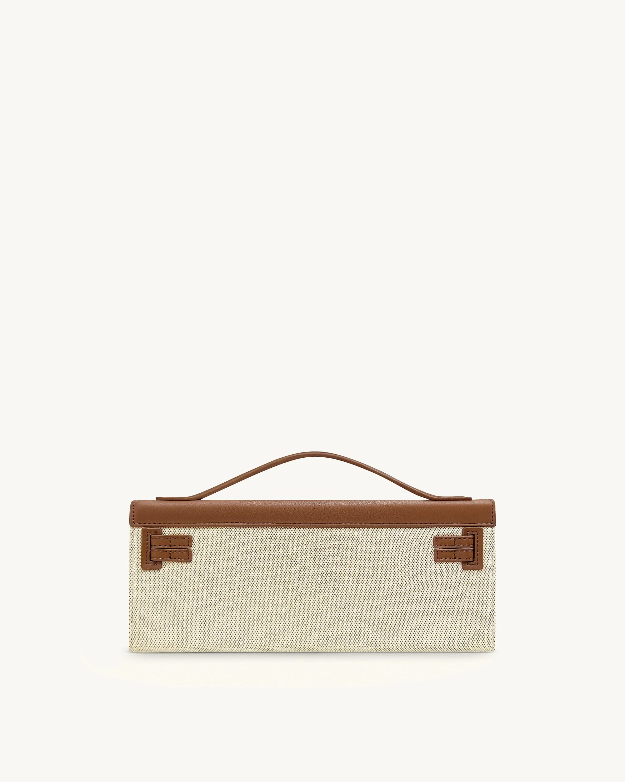 Bria Strukturierte Henkeltasche – Schwarzes Canvas - Image 3
