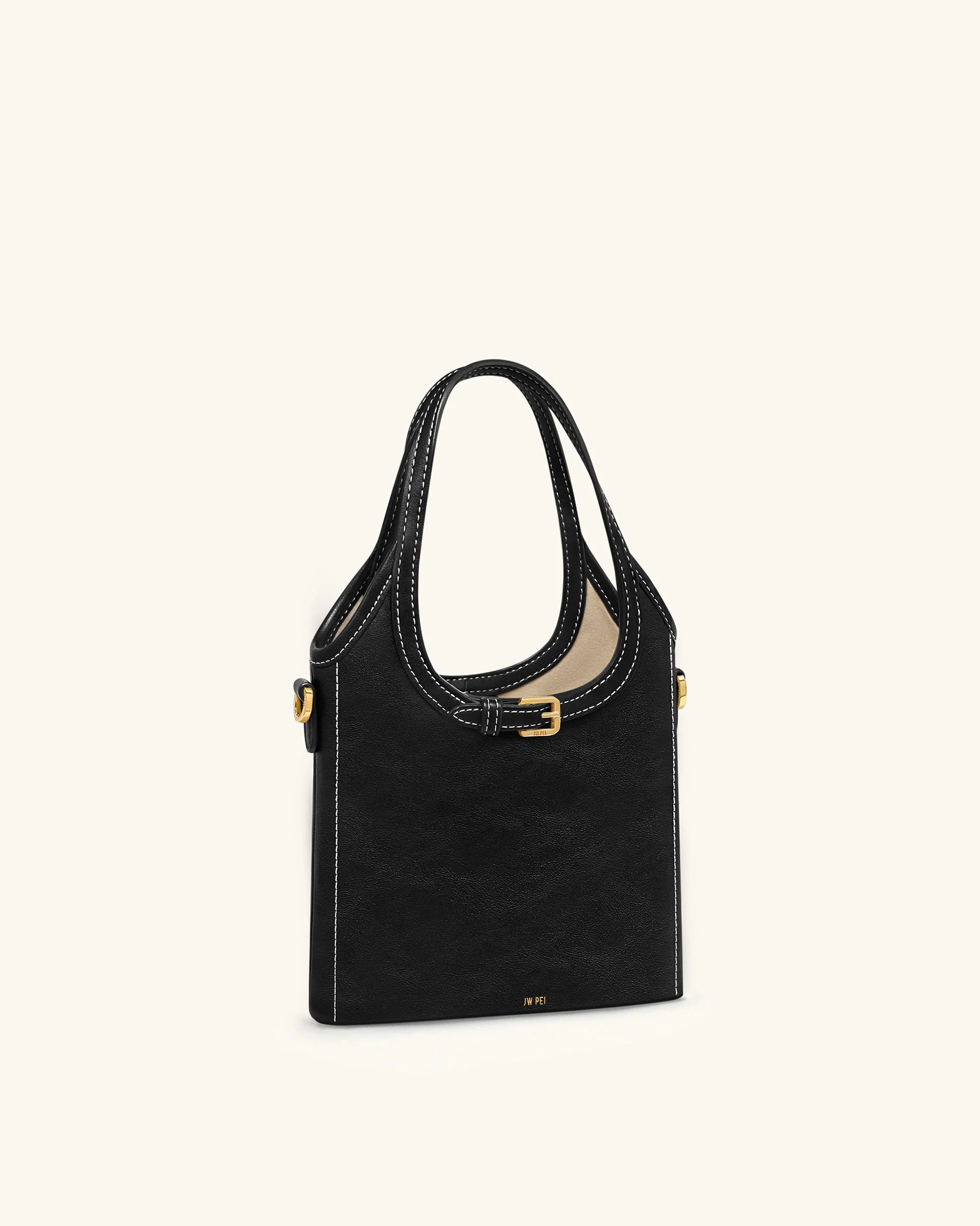 Brooke Mini-Henkeltasche mit Gürteldetails und Verzierungen - Schwarz - Image 2