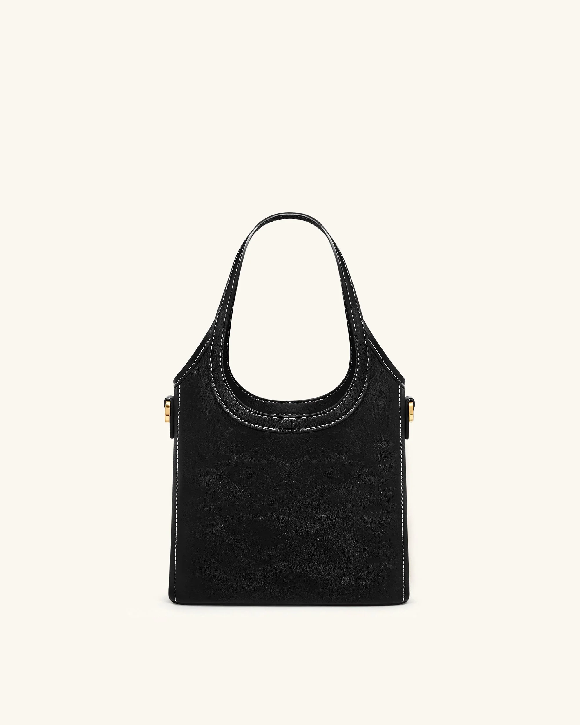 Brooke Mini-Henkeltasche mit Gürteldetails und Verzierungen - Schwarz - Image 3