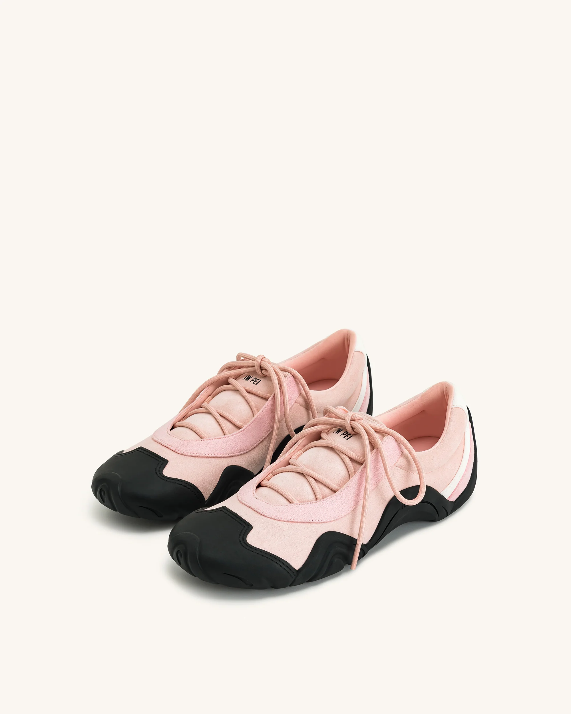 Caitlin Schnür-Ballerina-Sneaker – Rosa - Image 2
