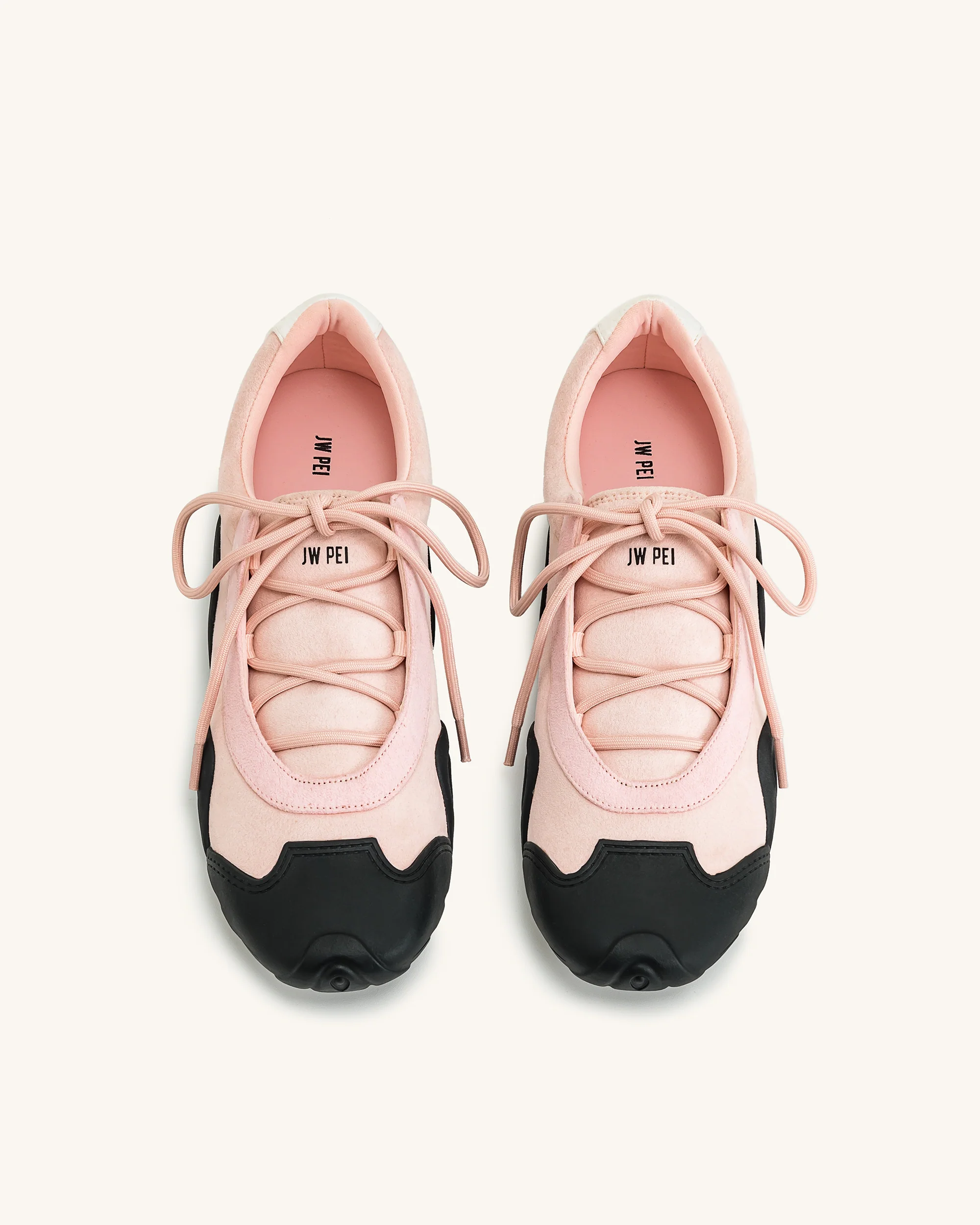 Caitlin Schnür-Ballerina-Sneaker – Rosa - Image 3