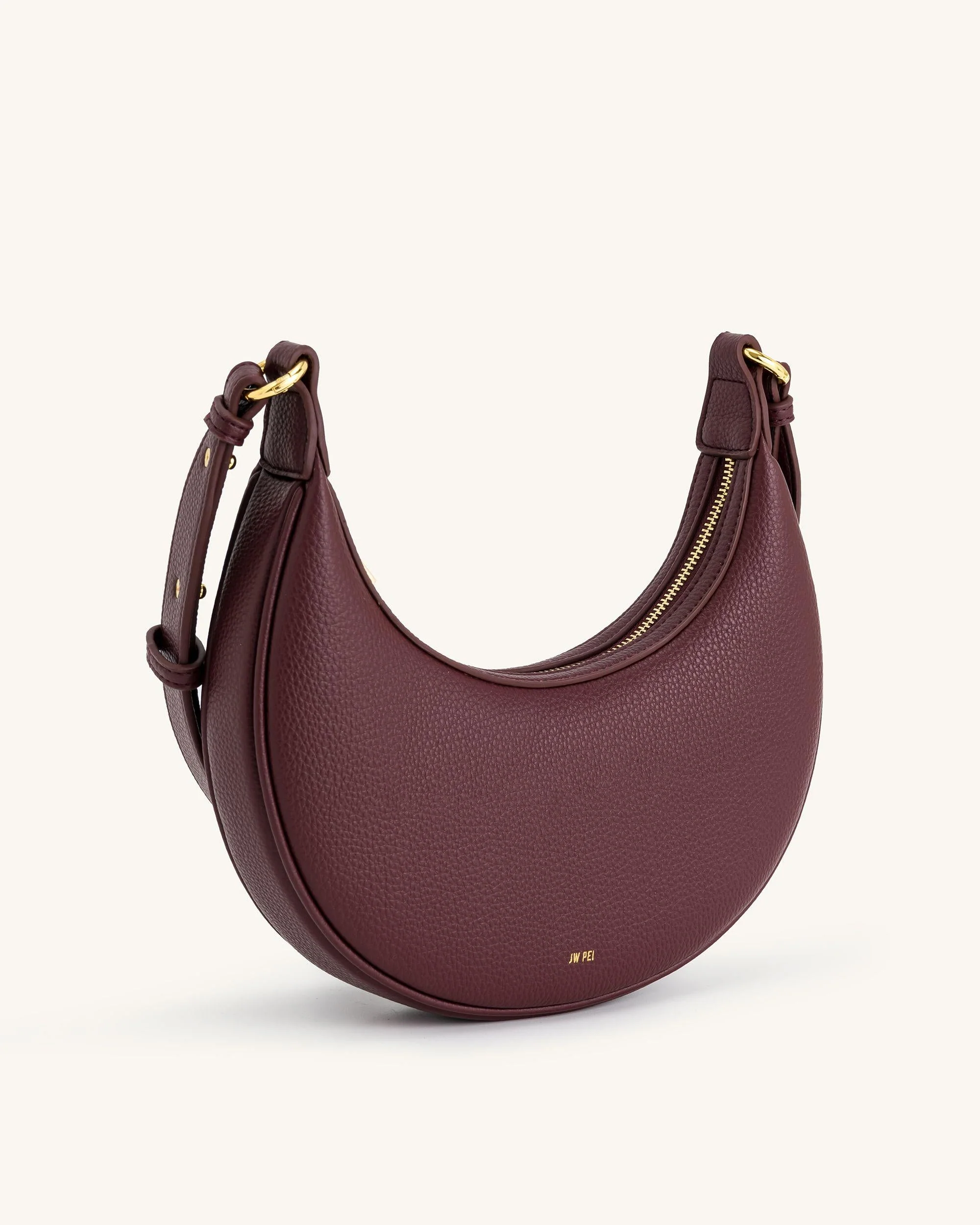 Carly Mittlere Schultertasche - Tiefes Karmesinrot - Image 2