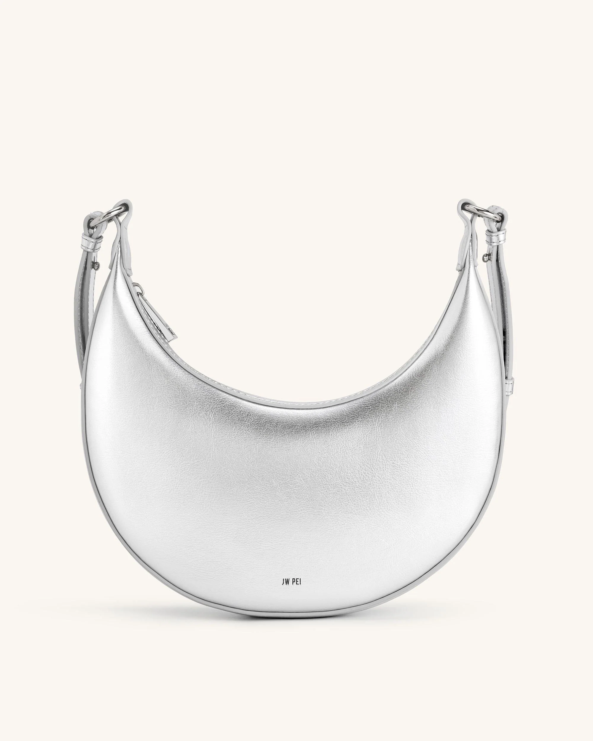 Carly Mittlere Schultertasche - Silber - Image 3