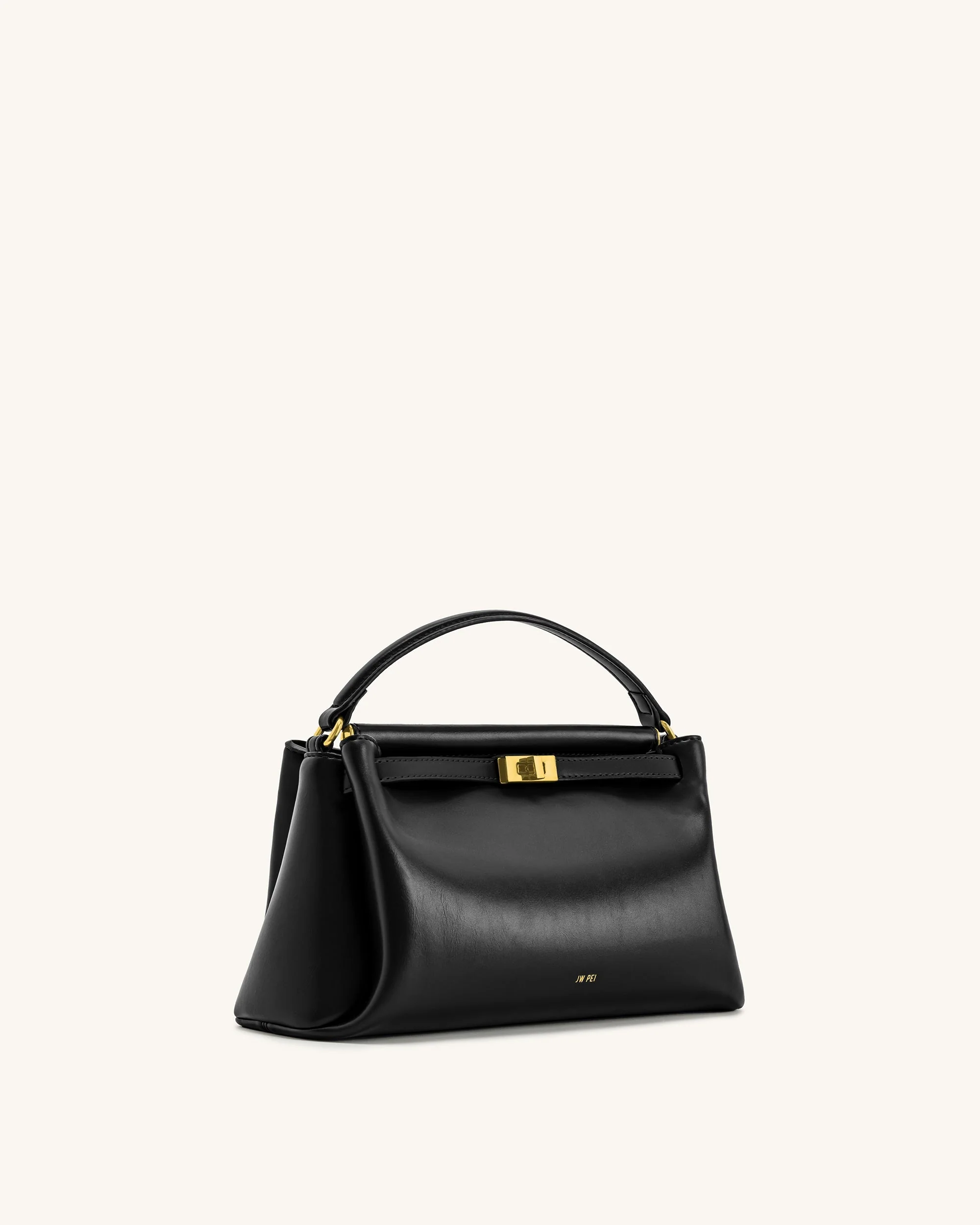 Carmen Handtasche mit Henkel – Schwarz - Image 3