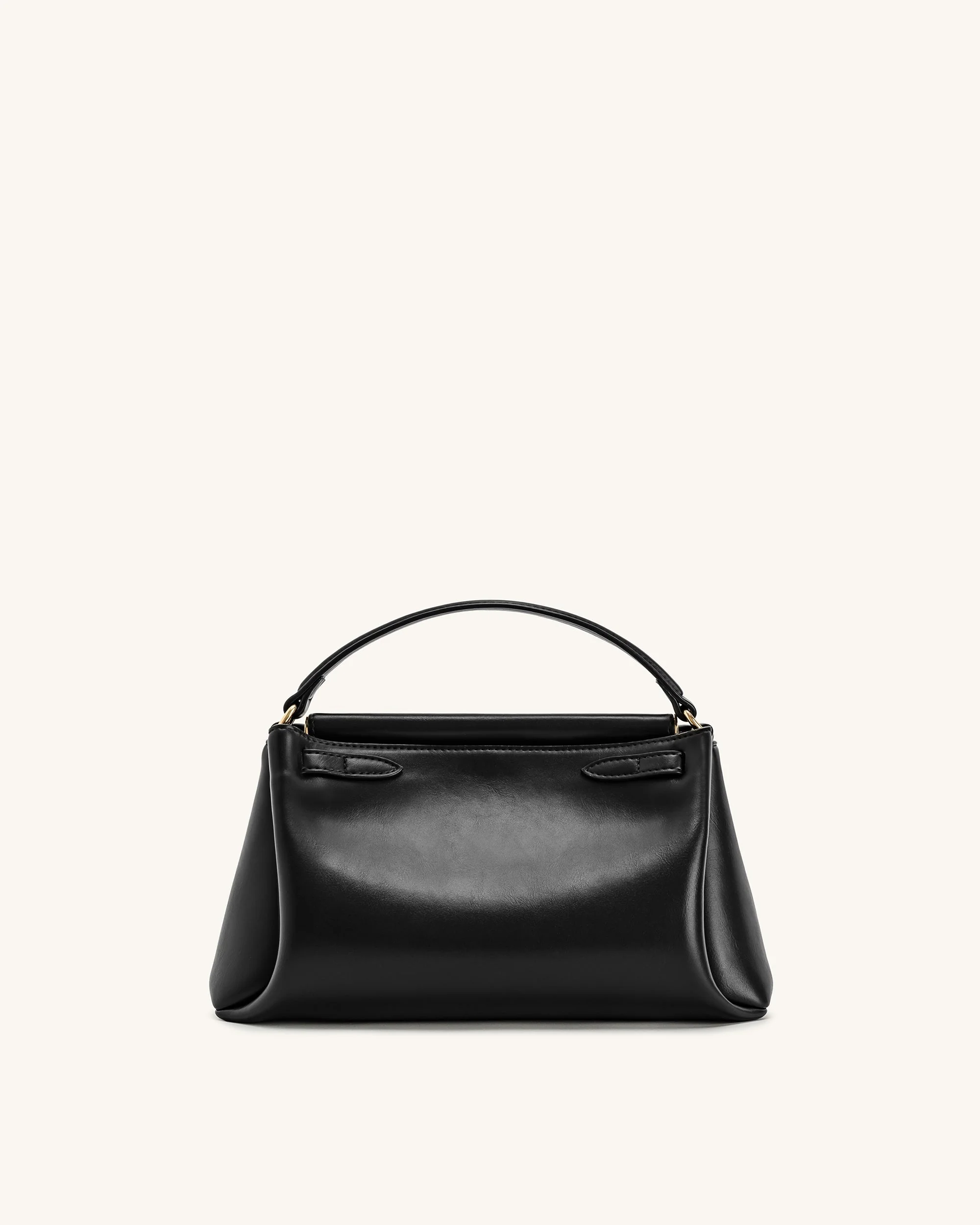Carmen Handtasche mit Henkel – Schwarz - Image 4