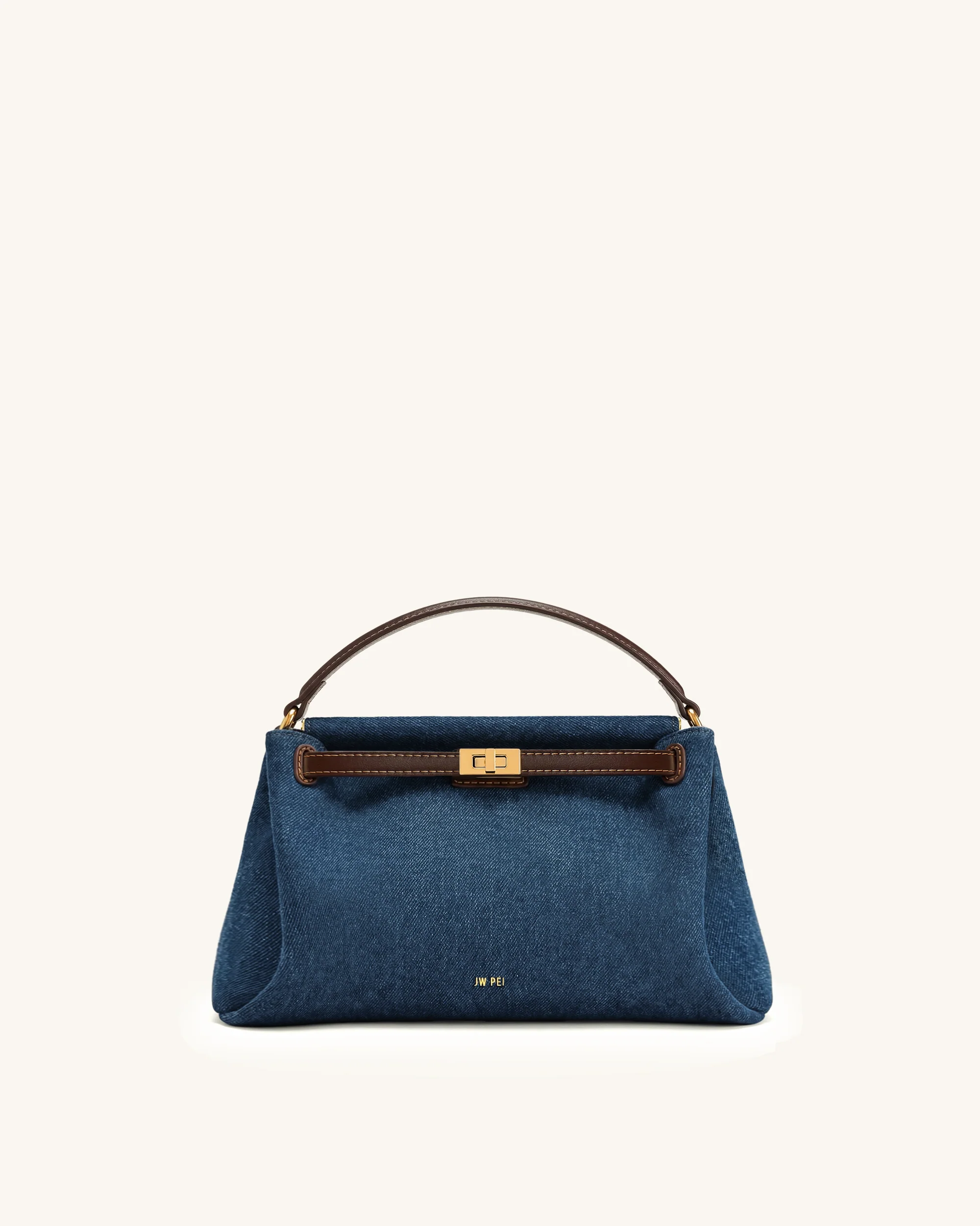 Carmen Henkeltasche - Blauer Denim