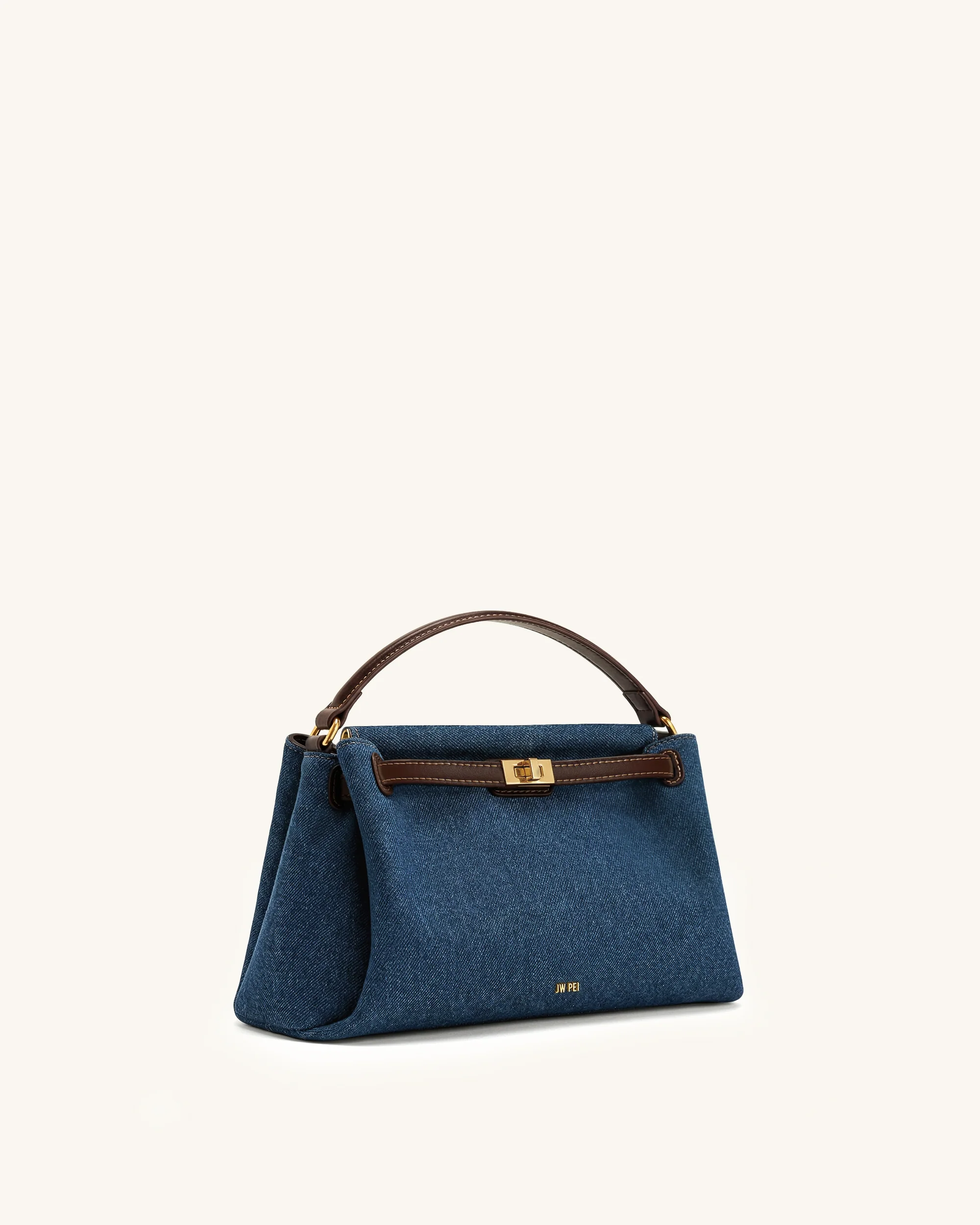 Carmen Henkeltasche - Blauer Denim - Image 2