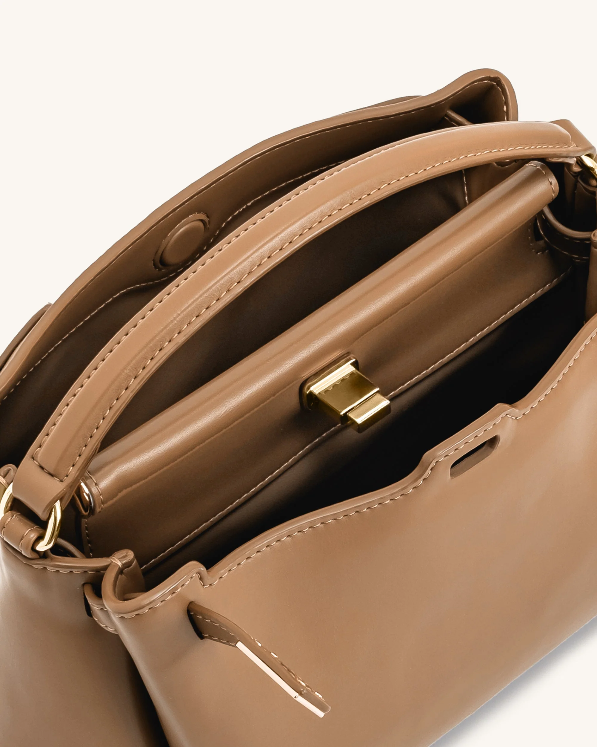 Carmen Henkeltasche – Braun - Image 5