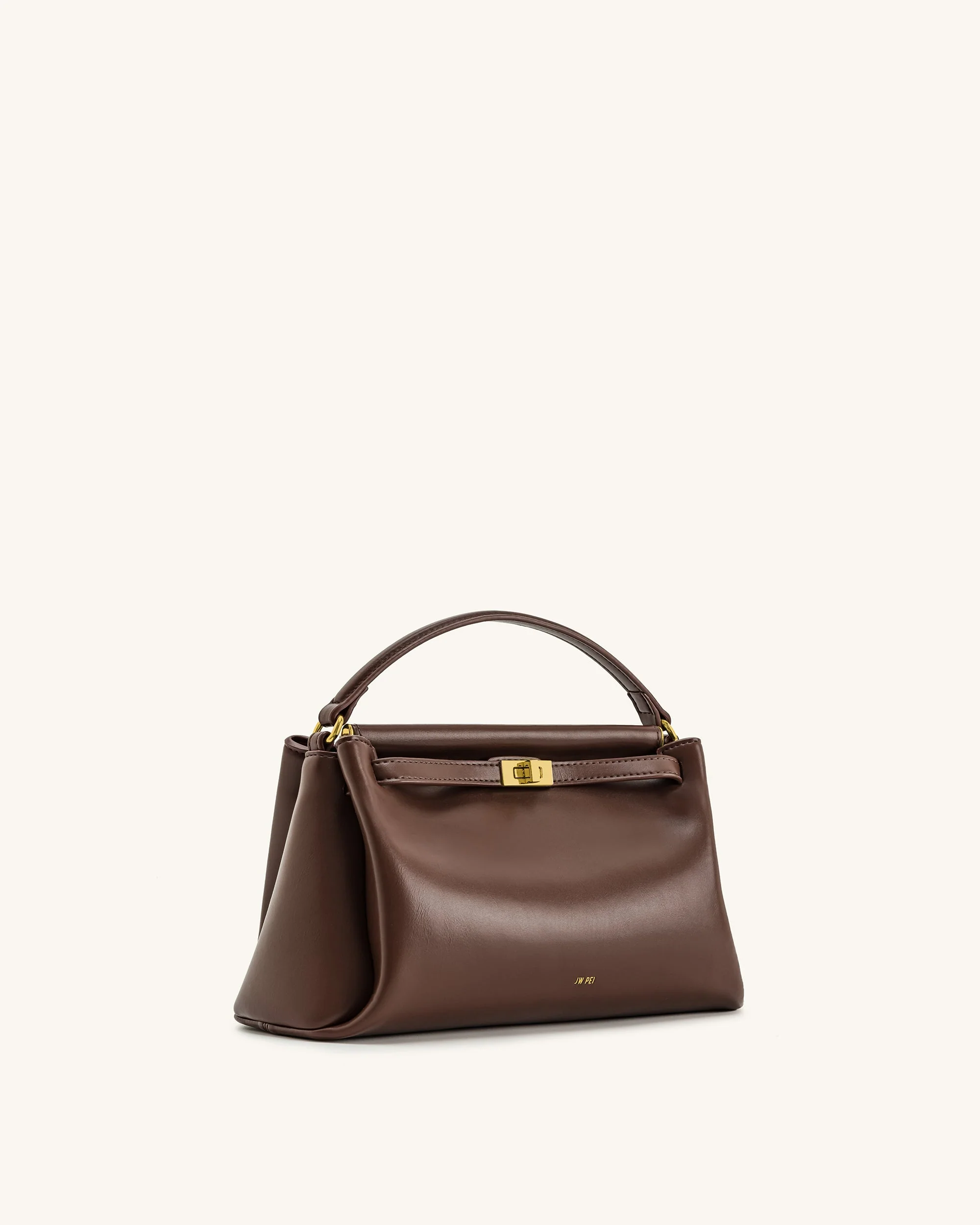 Carmen Handtasche mit Henkel – Rotbraun - Image 3