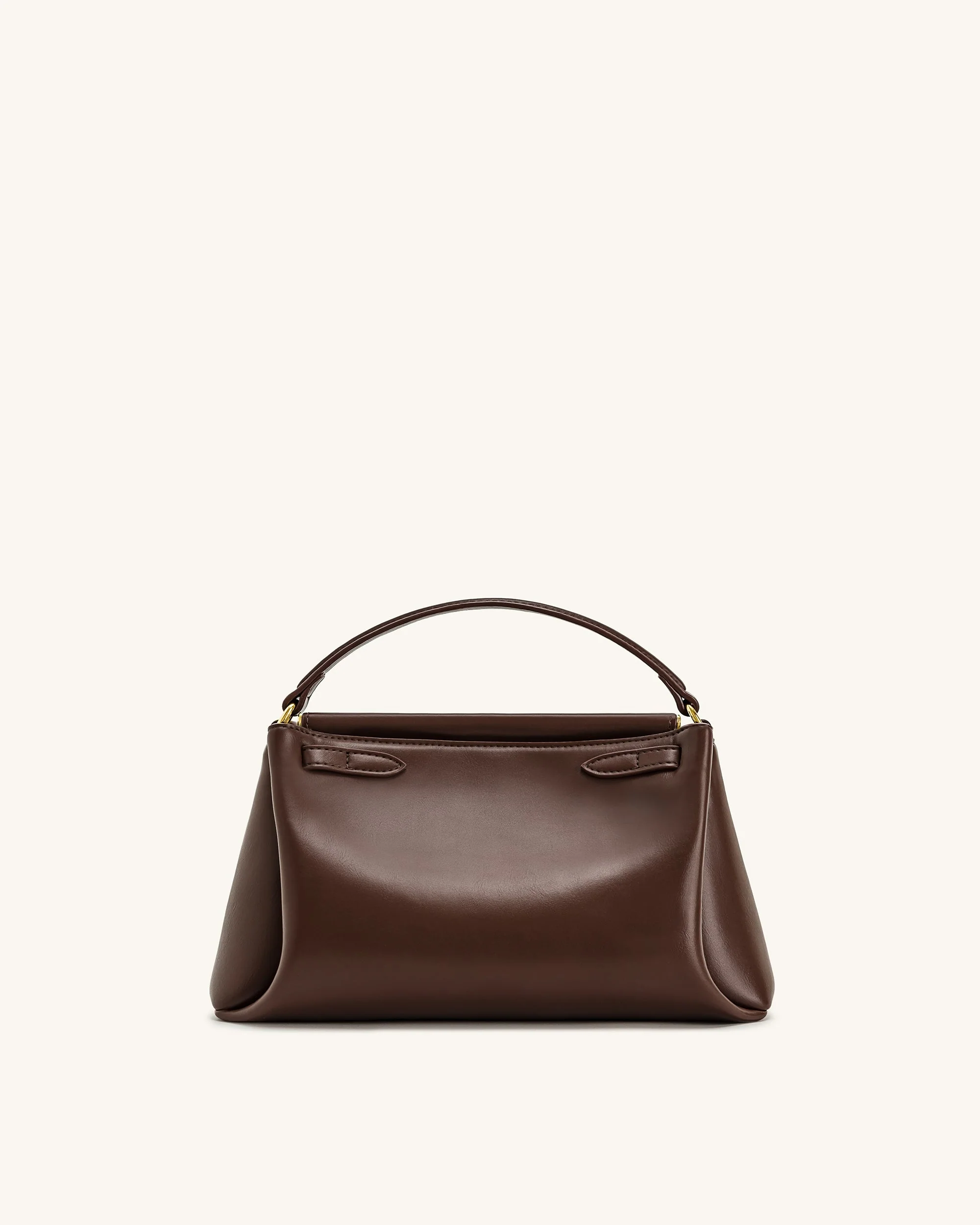 Carmen Handtasche mit Henkel – Rotbraun - Image 4