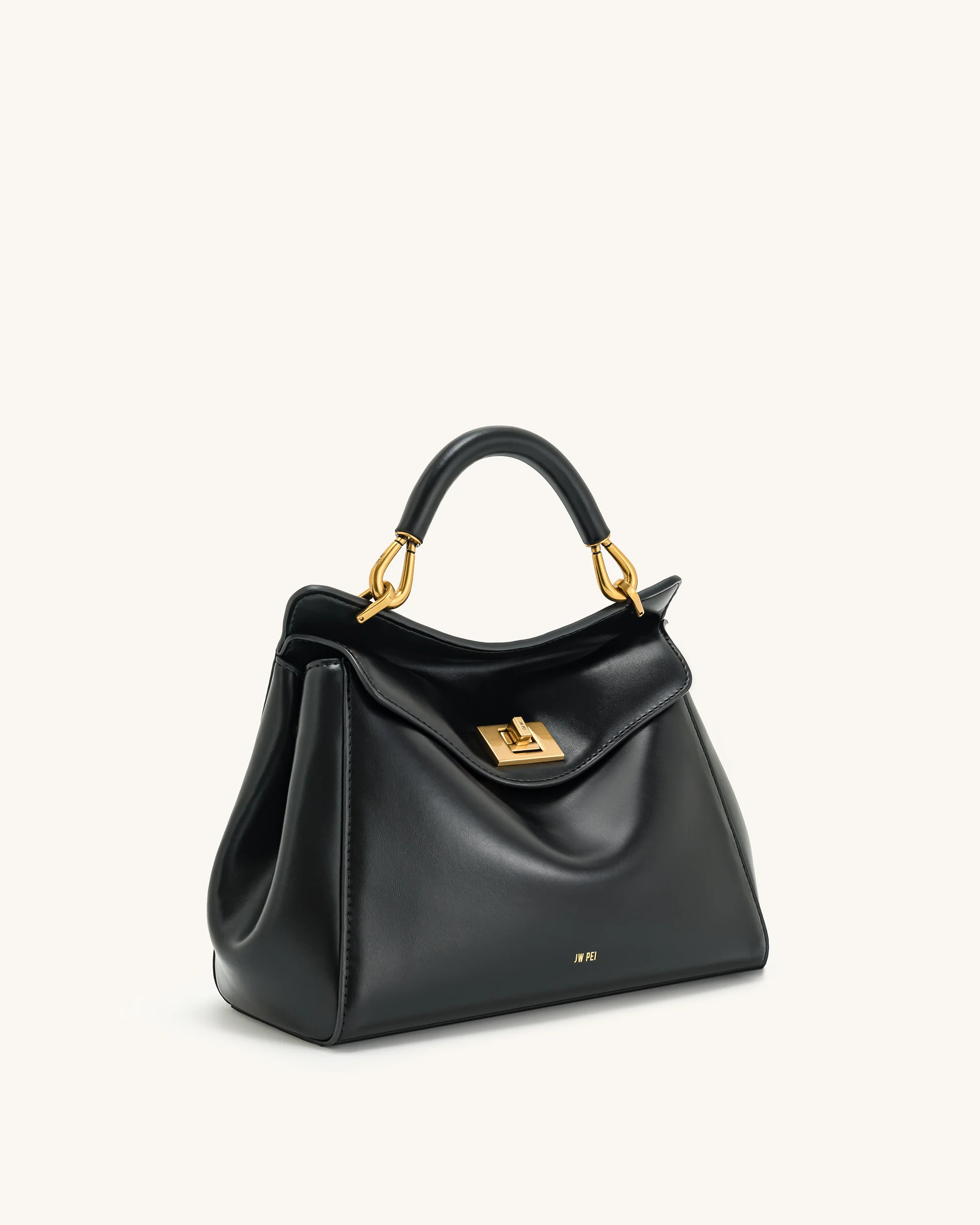 Lucia Klassische Top-Handtasche - Schwarz - Image 3