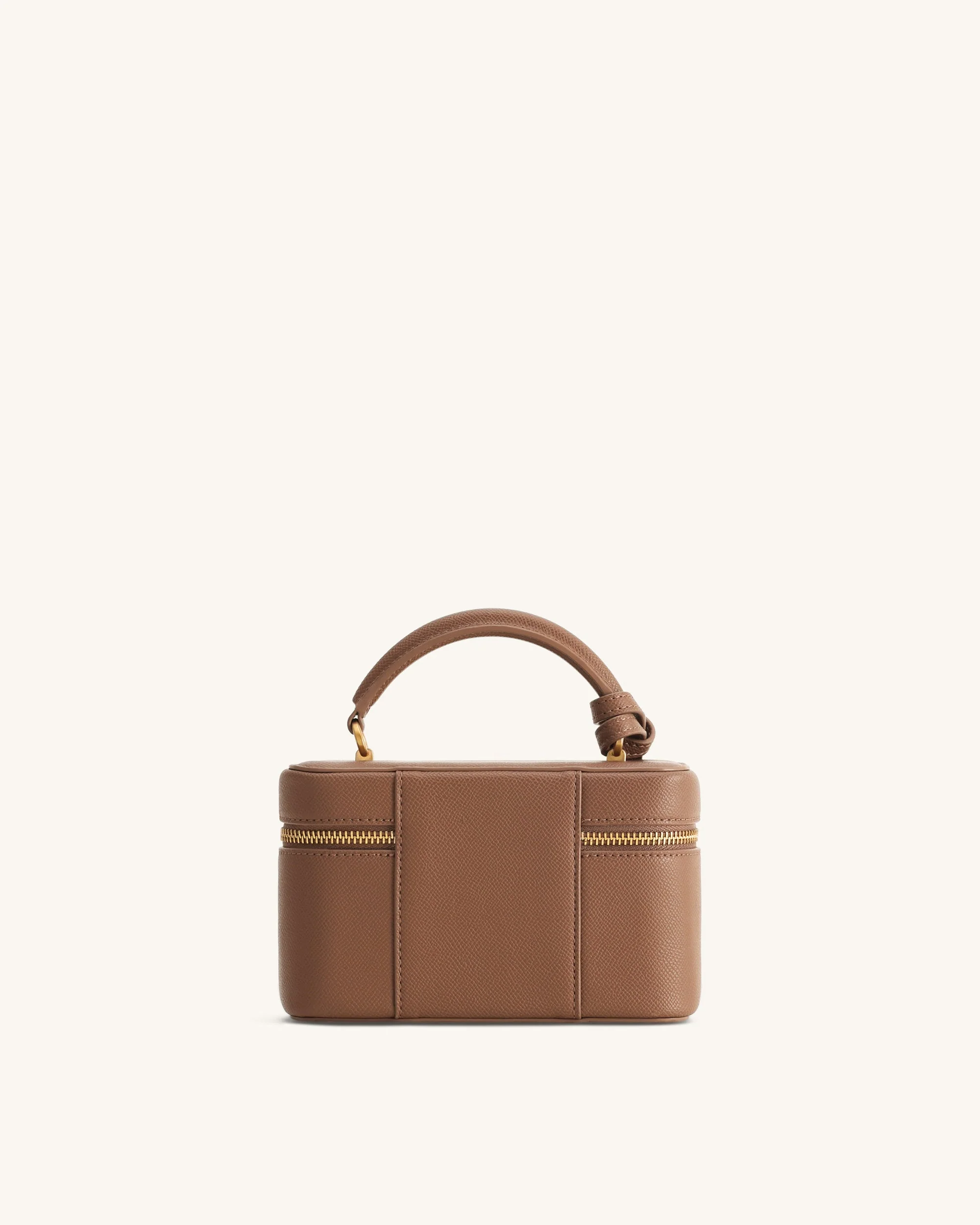 Cleo Box Shape Top Handle Tasche - Braun - Image 3