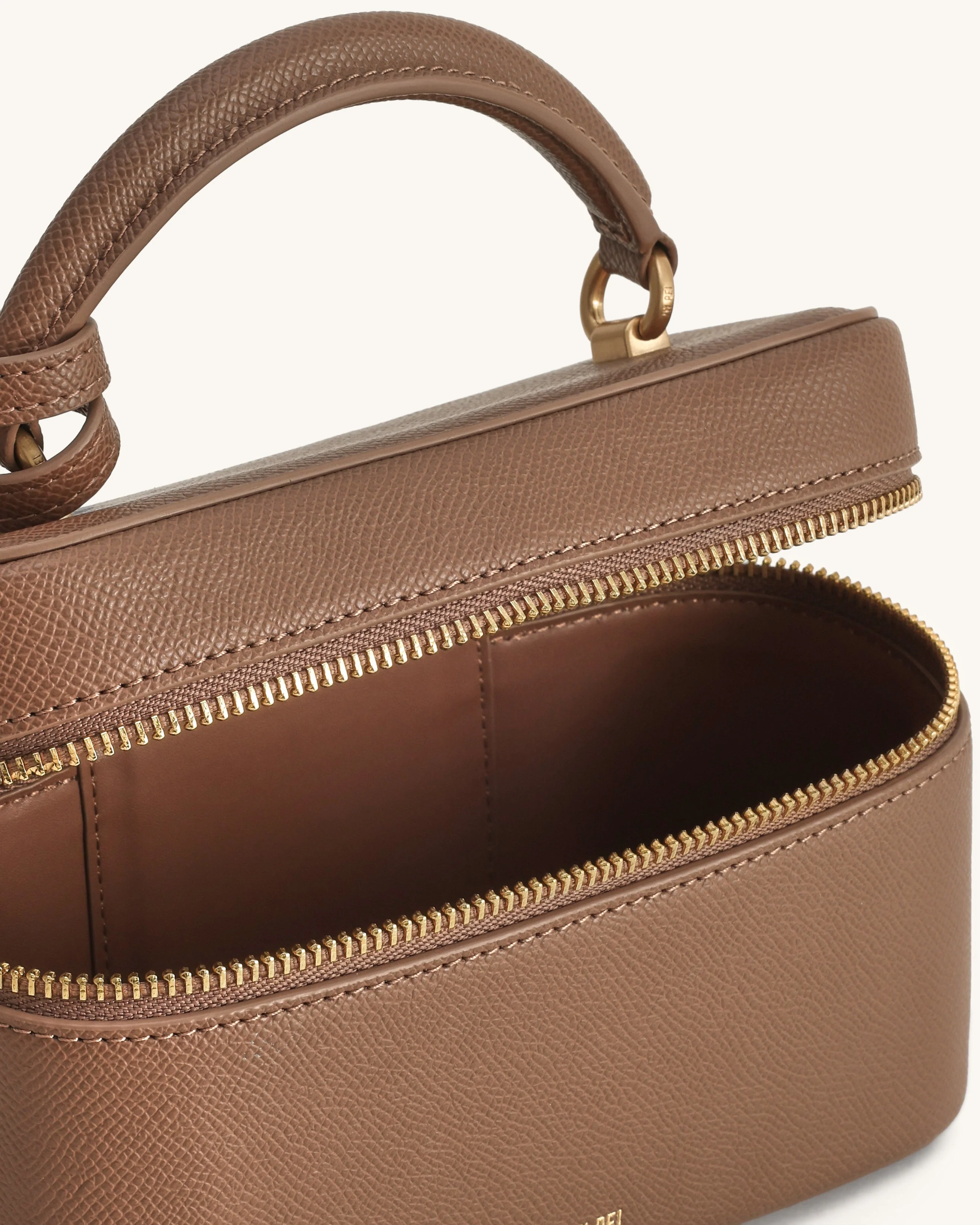 Cleo Box Shape Top Handle Tasche - Braun - Image 4