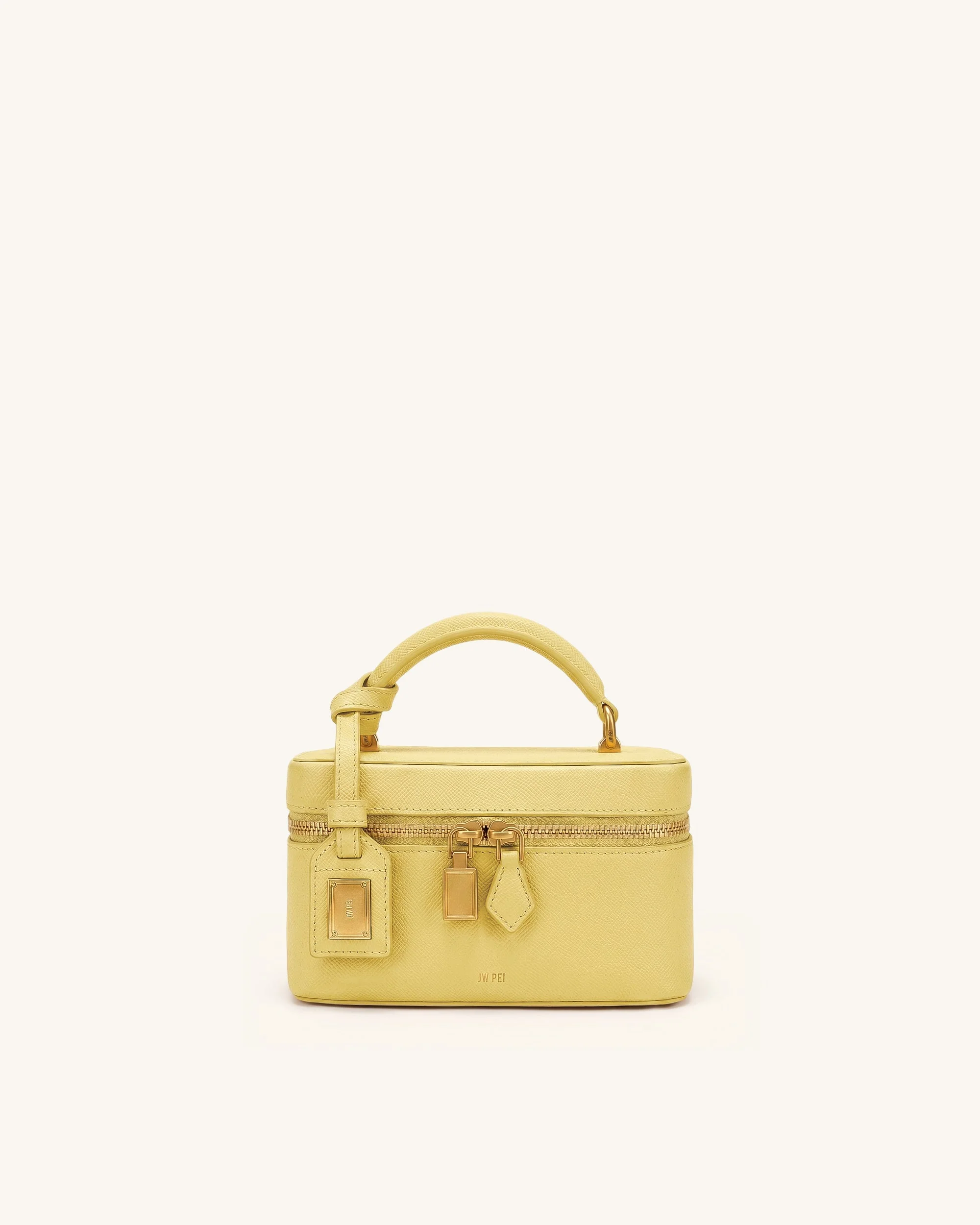Cleo Henkeltasche in Box-Form - Gelb
