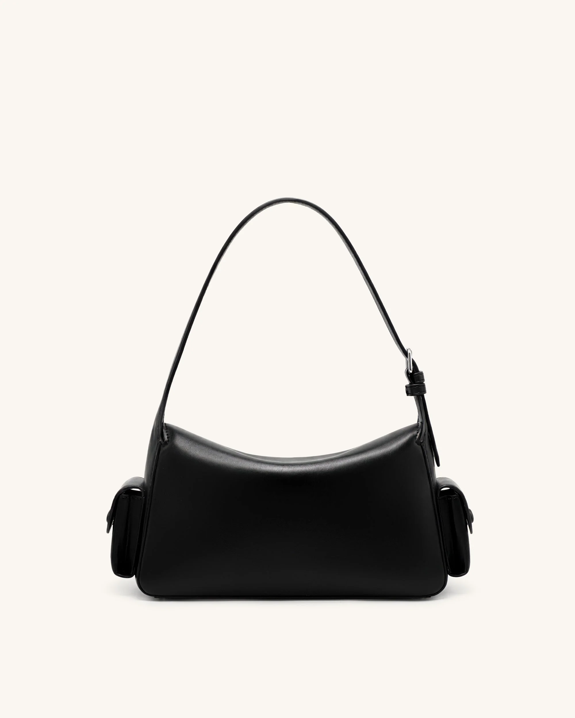 Corinne Multi-Pocket Schultertasche - Schwarz - Image 3