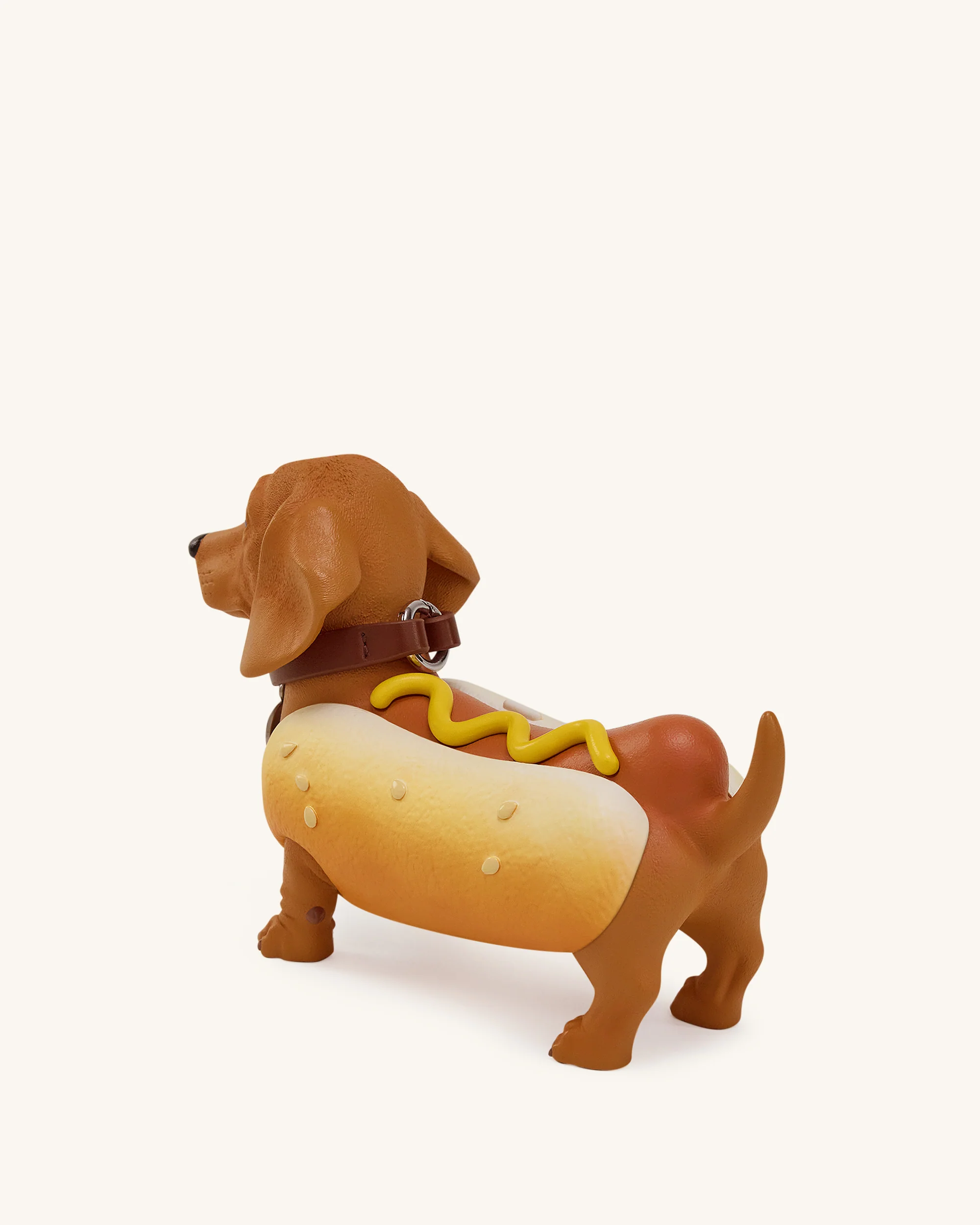 Dachshund Hot Dog Tasche - Braun/Gelb - Image 4