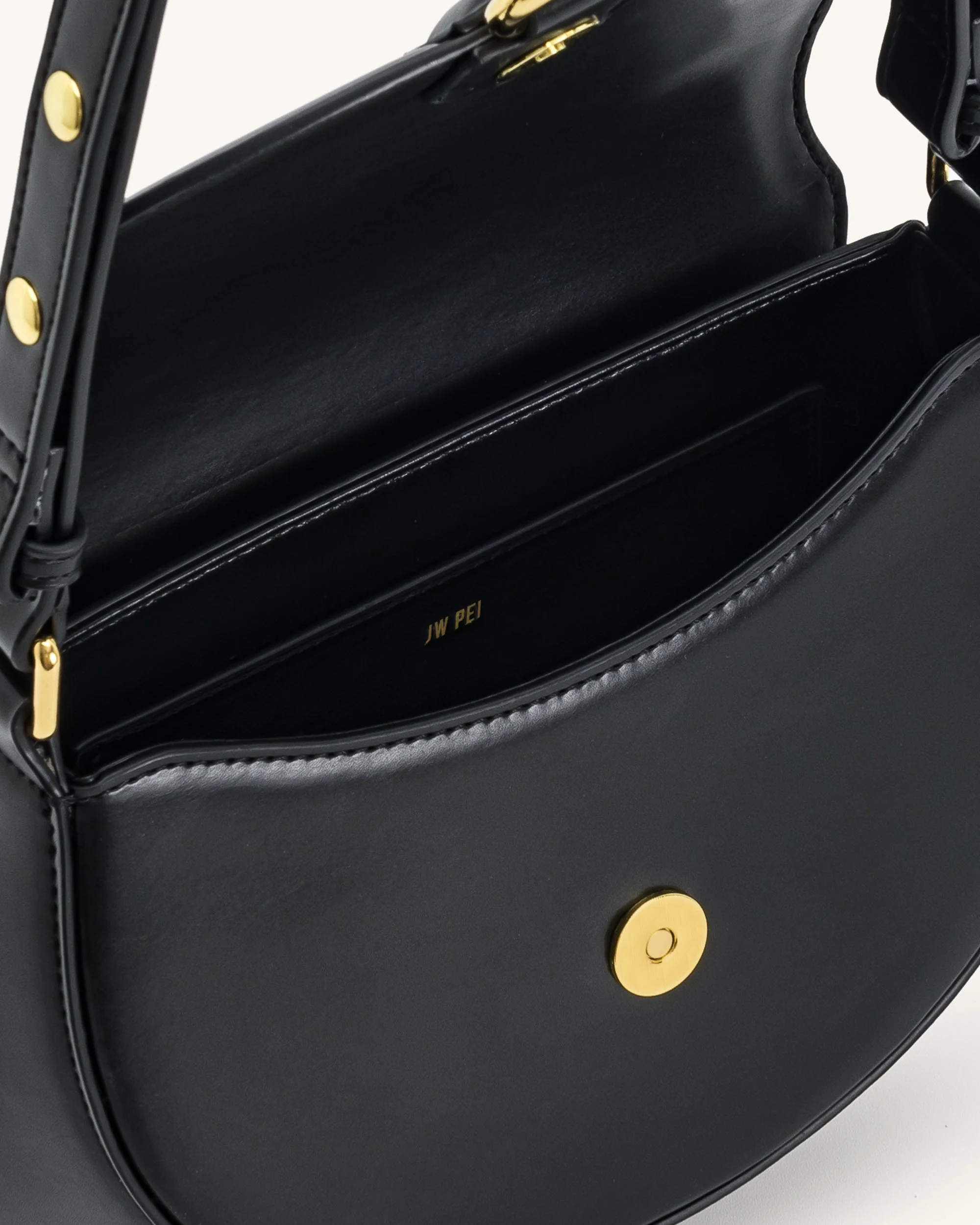 Diana Ringklappen-Satteltasche - Schwarz - Image 5
