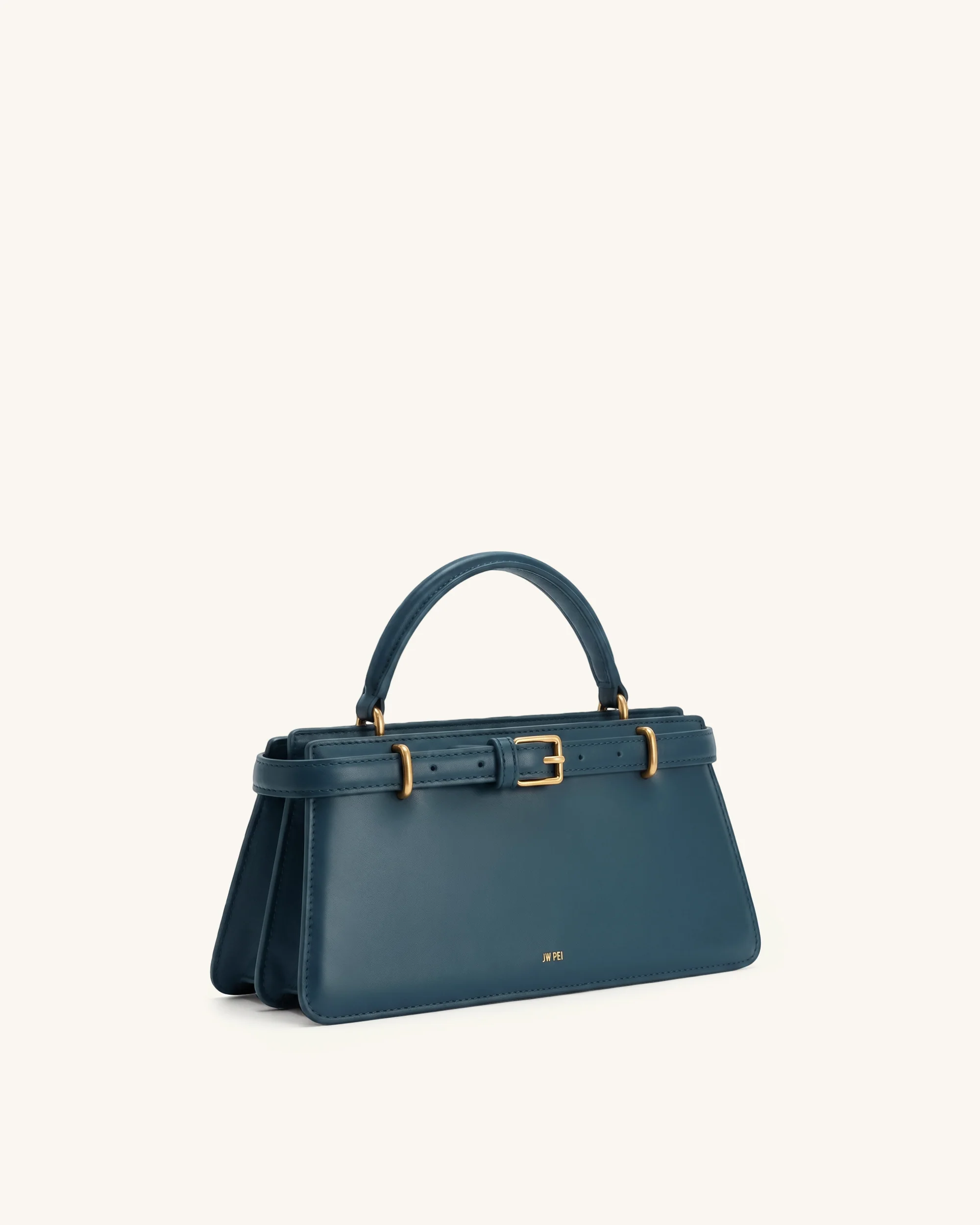 Elena Klassische Henkeltasche - Navyblau - Image 2
