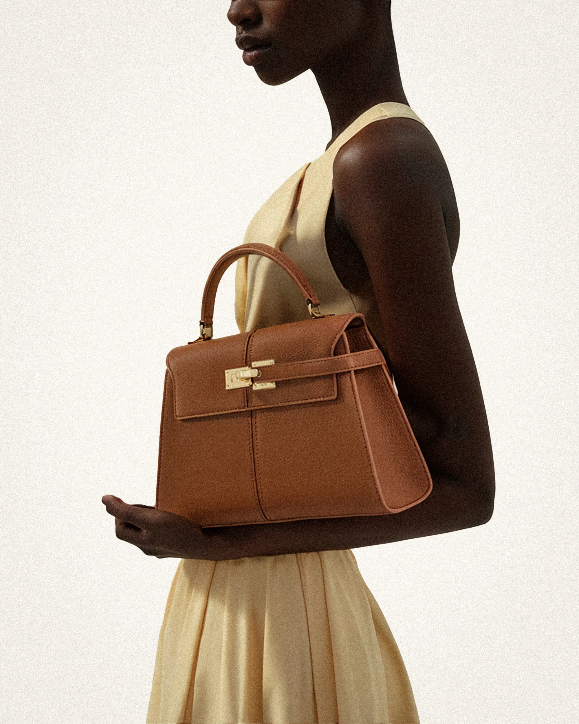Elise Große Henkeltasche - Braun - Image 2