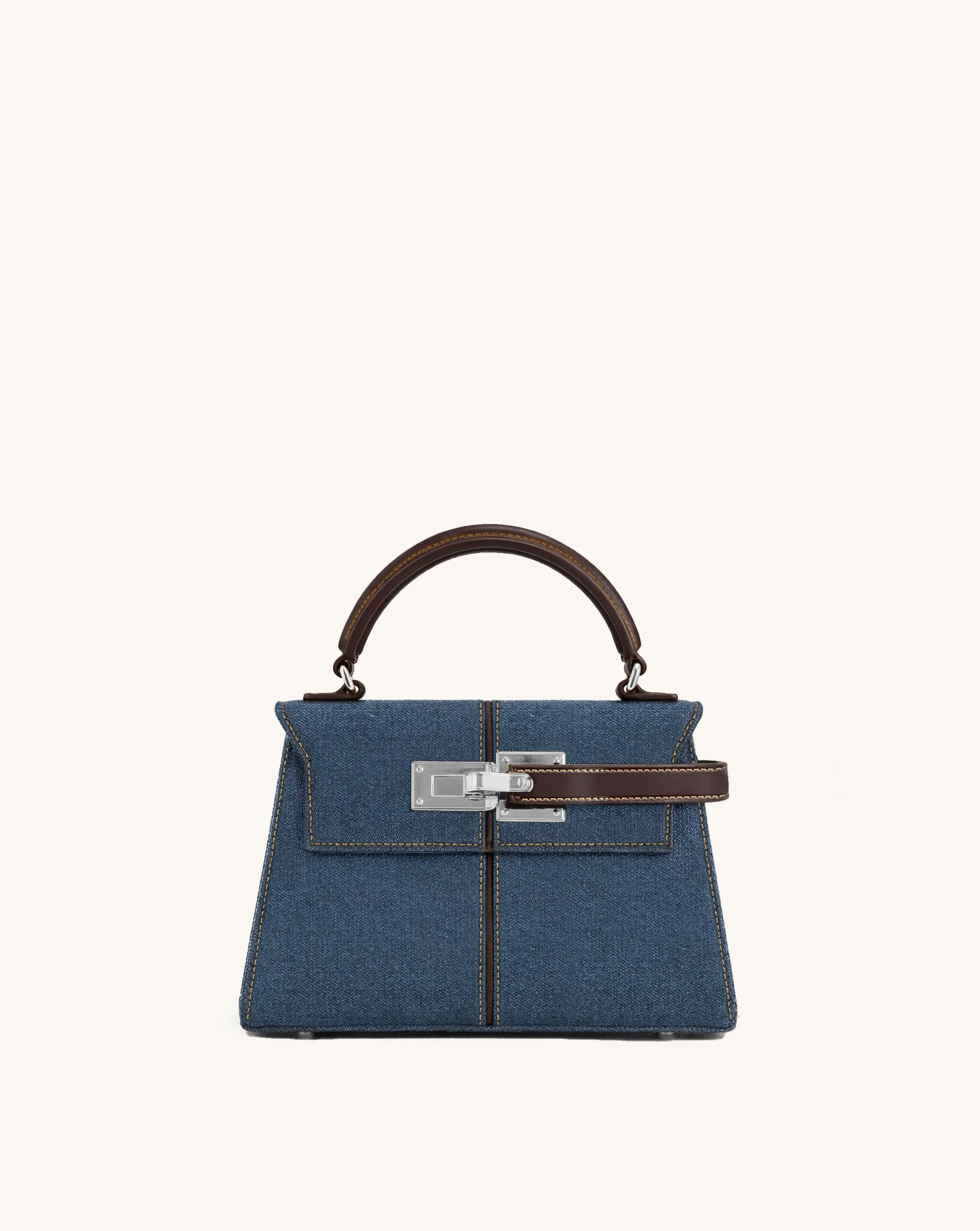 Elise Henkeltasche - Blauer Denim