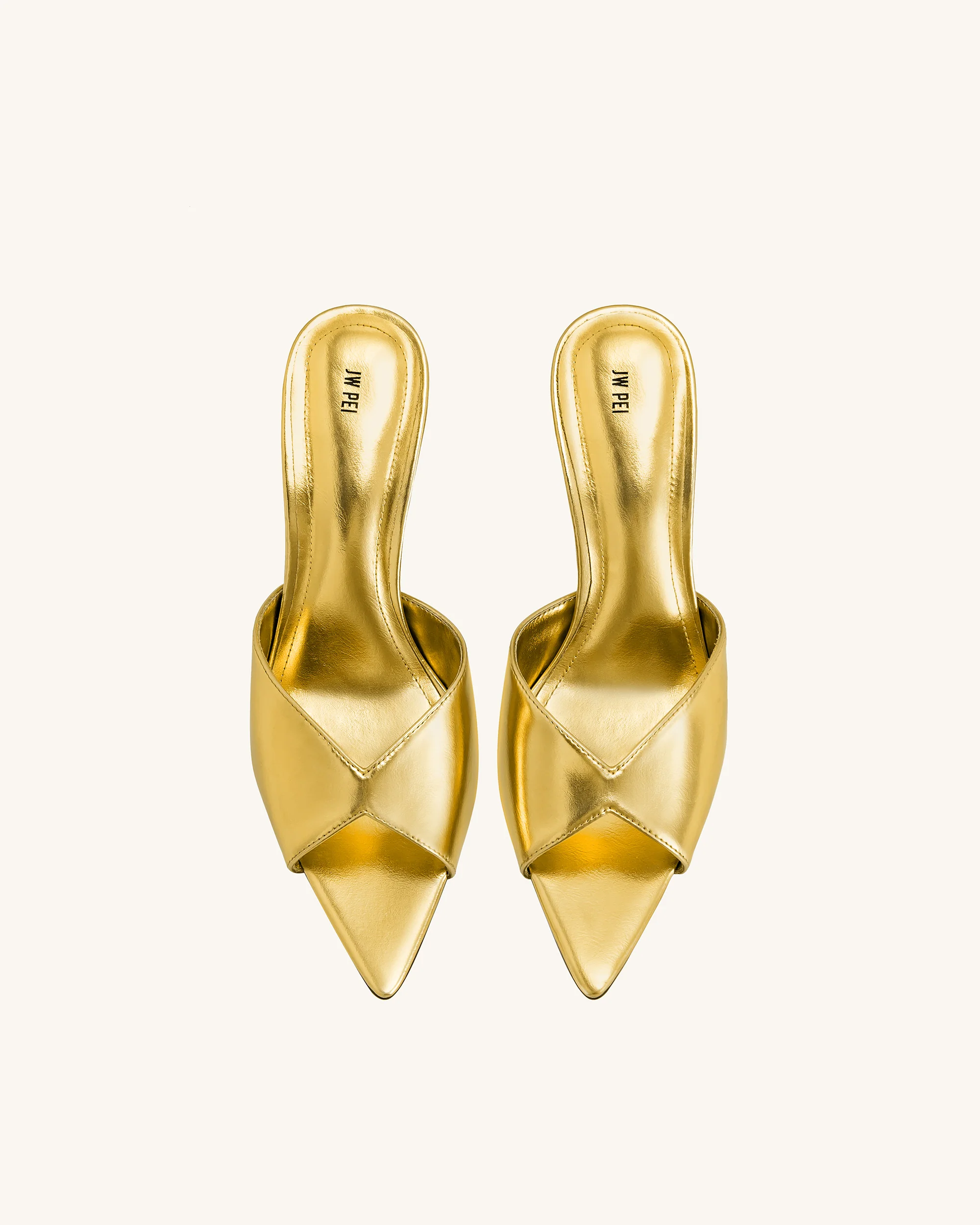 Ellie Mules mit Kugelabsatz - Gold - Image 3
