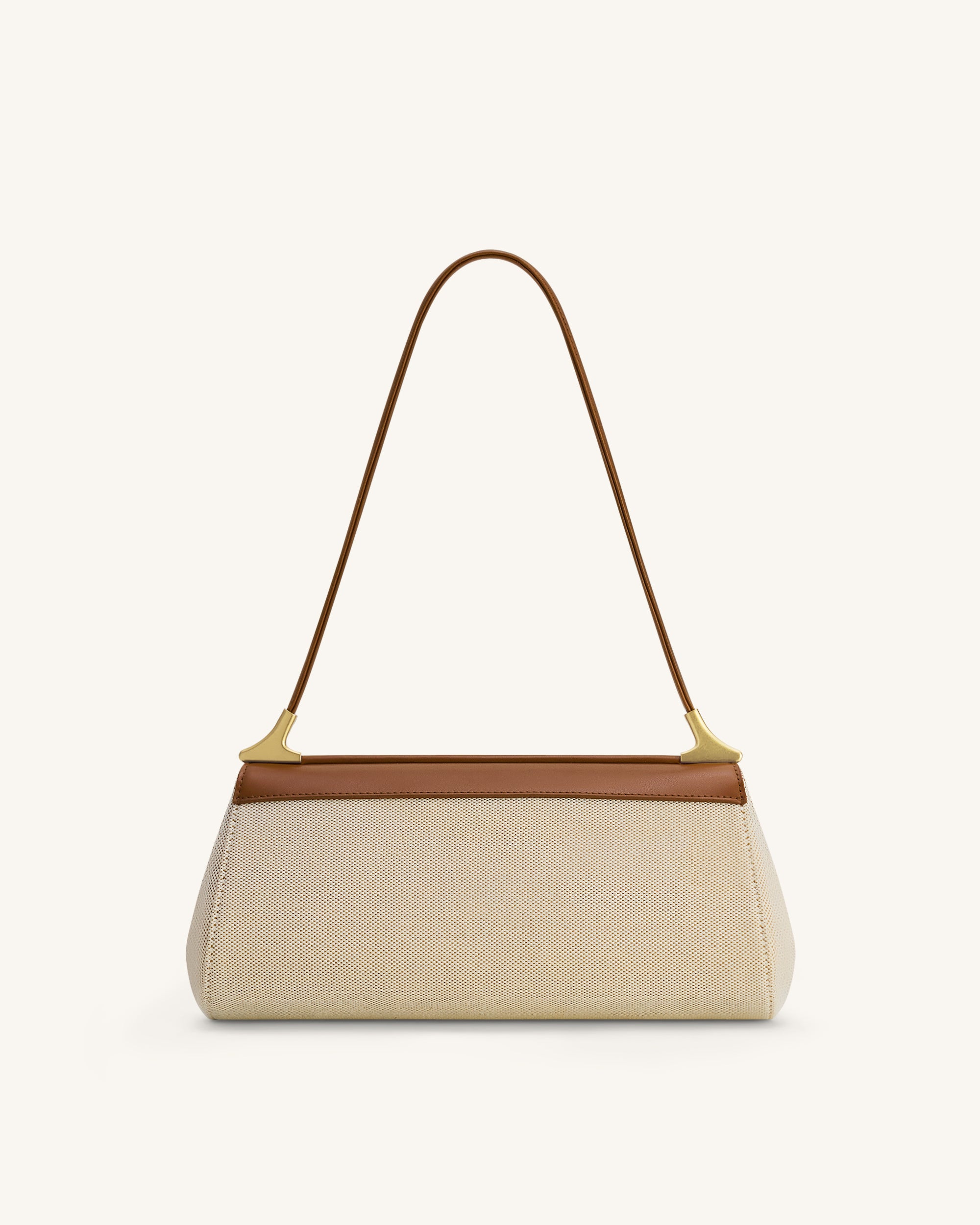 Eloise Schultertasche - Braune Canvas - Image 3