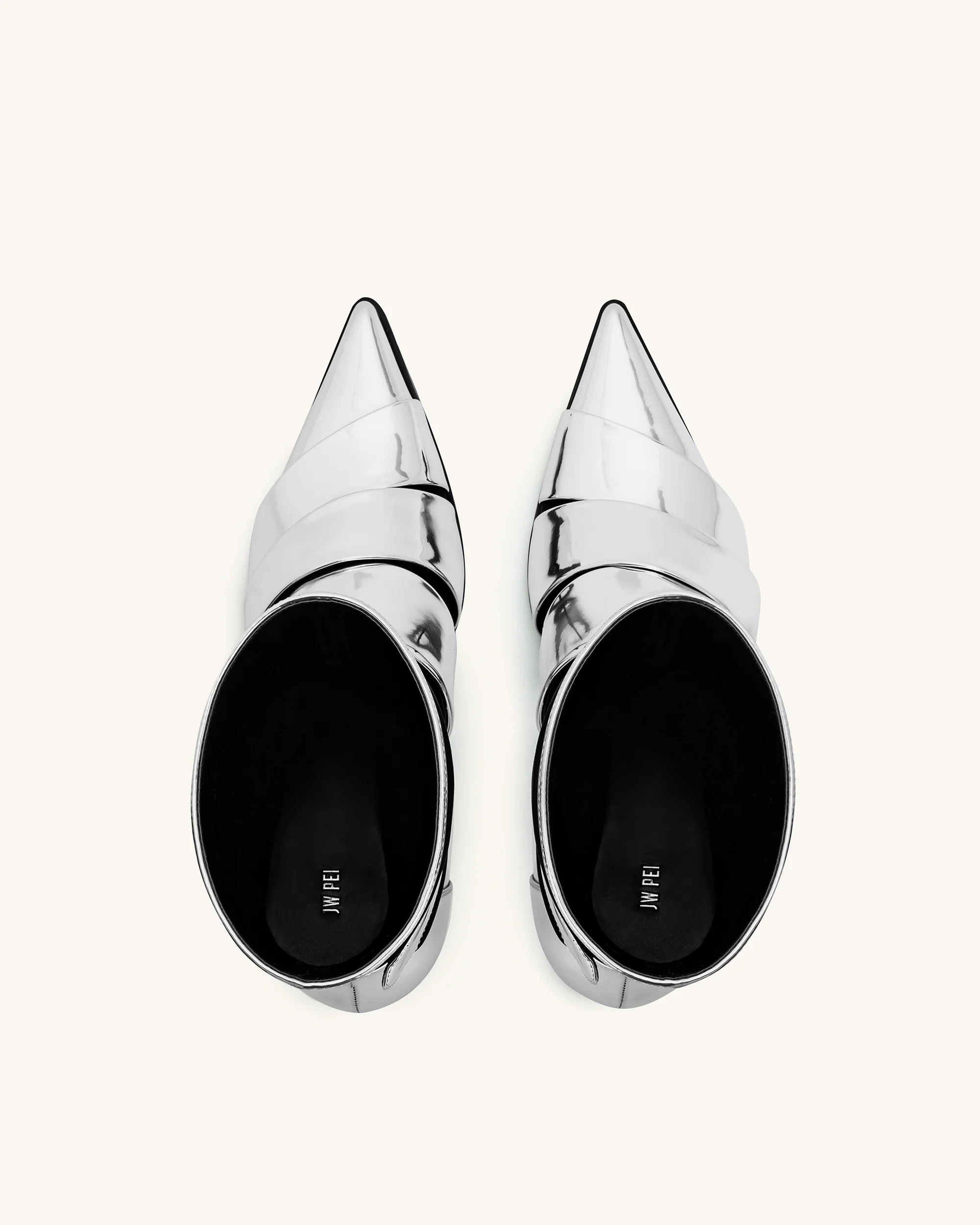 Emily Riemen-Stiefeletten - Silber - Image 3