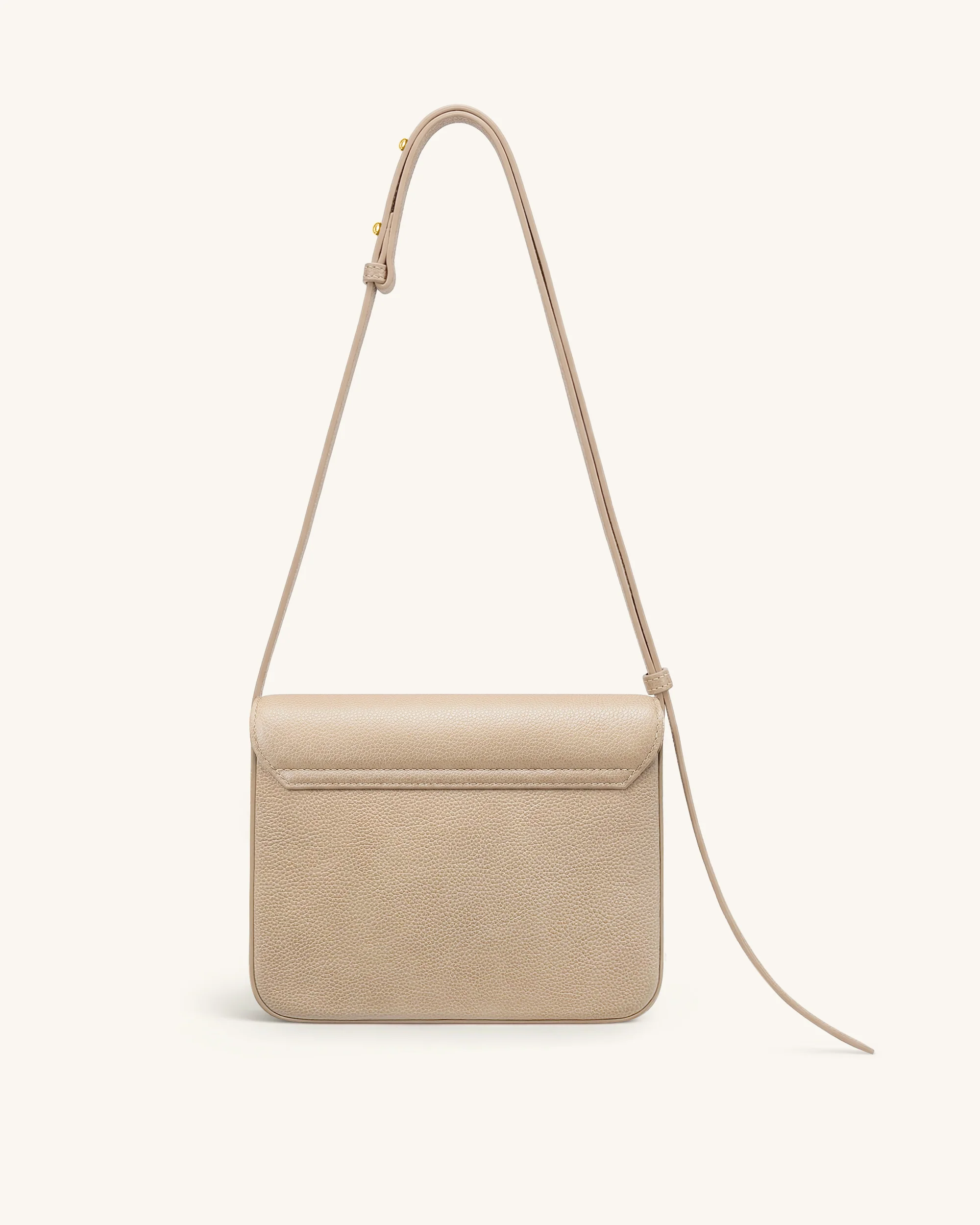Evania Lock Gekörnte Schultertasche - Khaki - Image 3