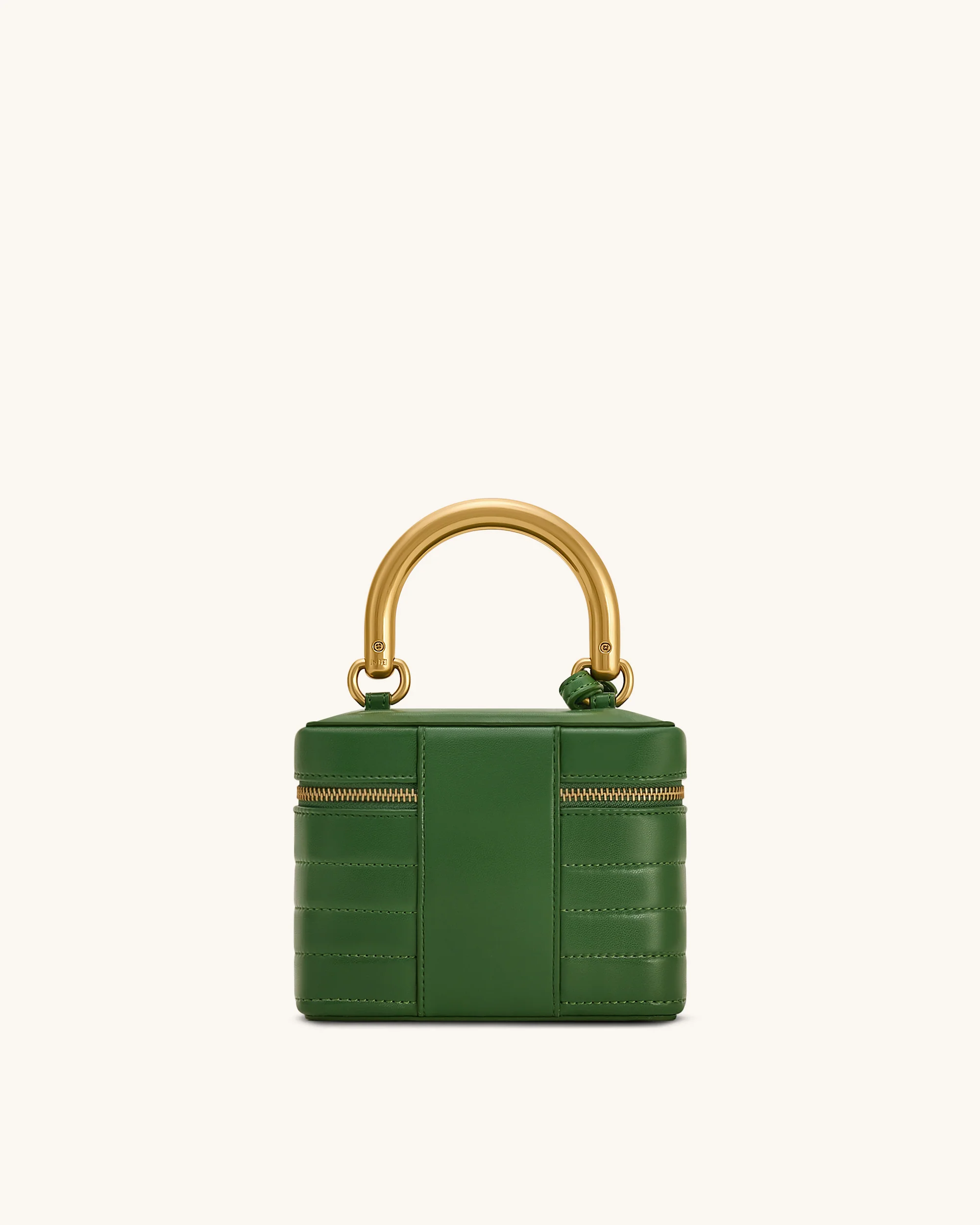 Evelyn Gesteppte Box-Henkeltasche - Grün - Image 3