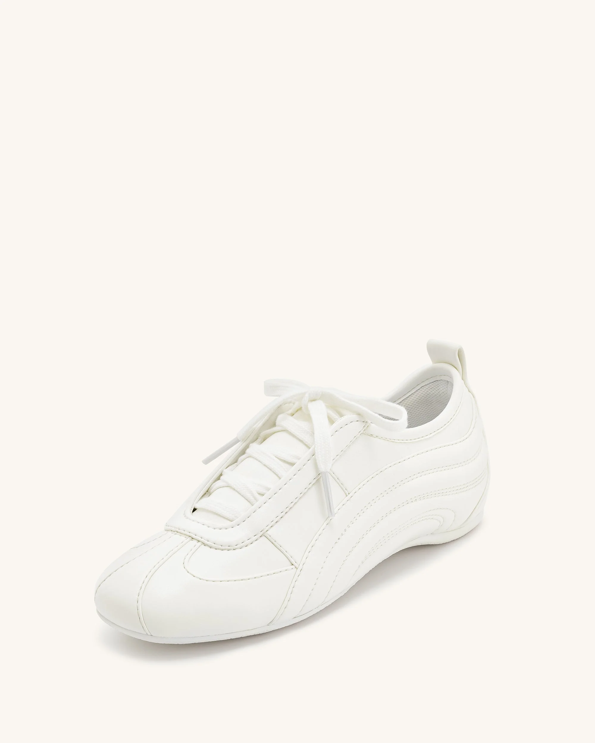 Ferne Stromlinienförmige Glänzende Turnschuhe - Weiß - Image 4