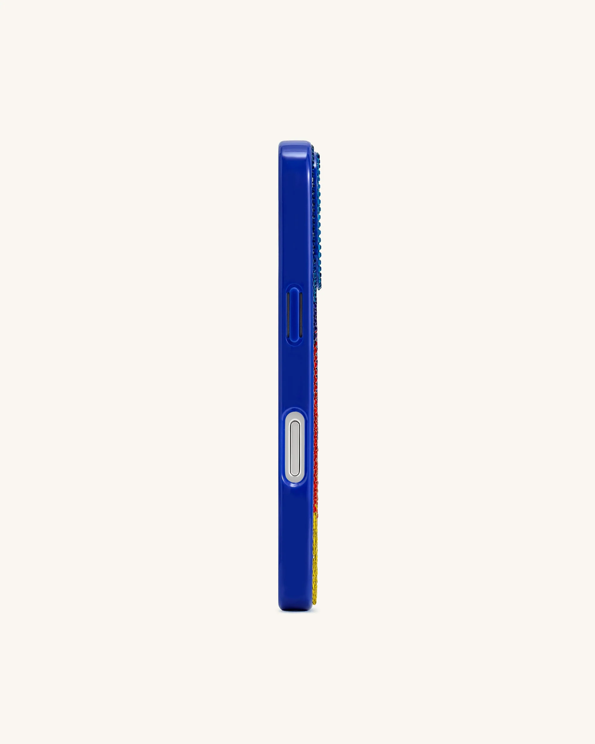 Phone-Hülle mit Flammenmuster – Mehrfarbig Blau - Image 3