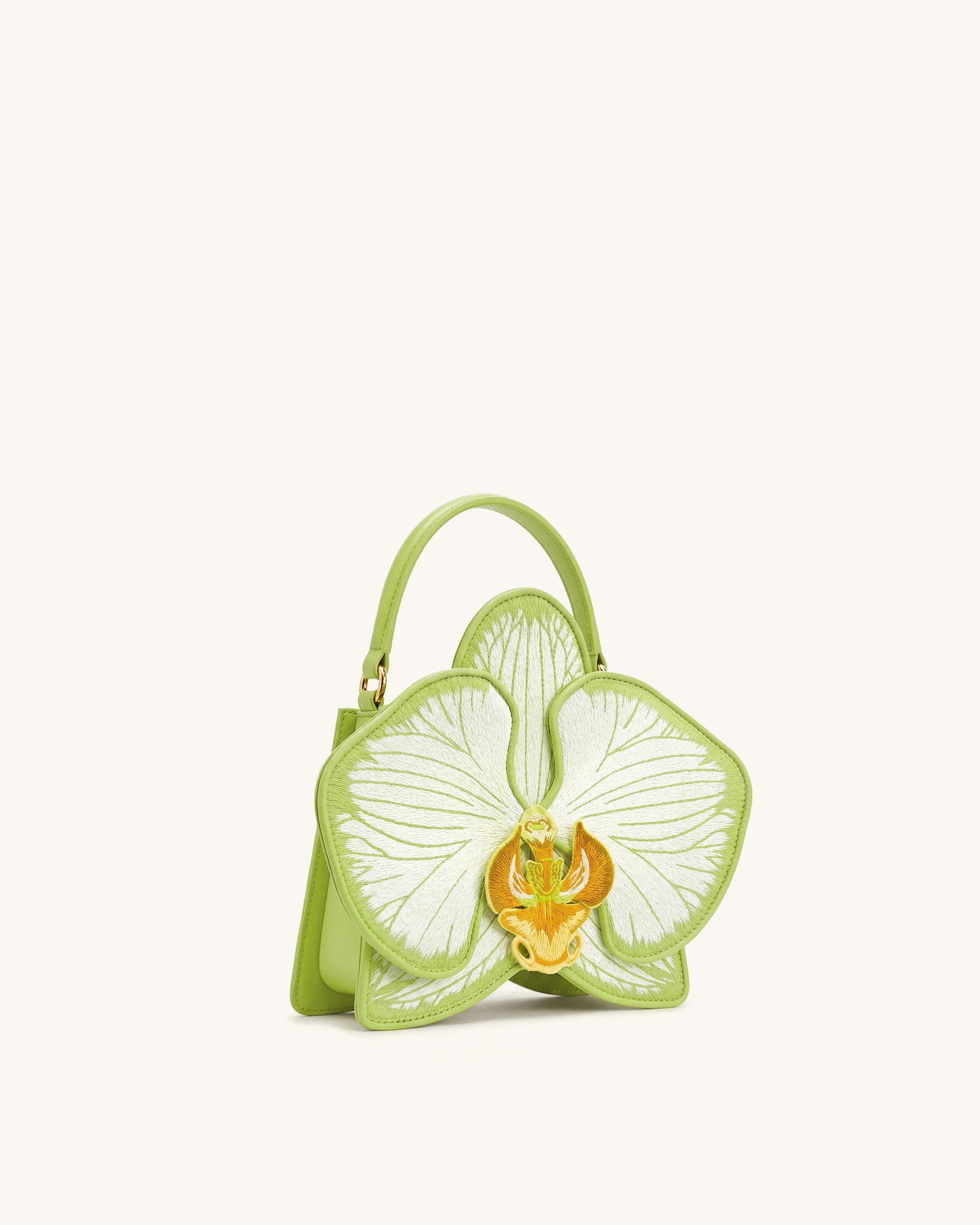 Flora Orchid geformte Handtasche - Hellgrün - Image 2