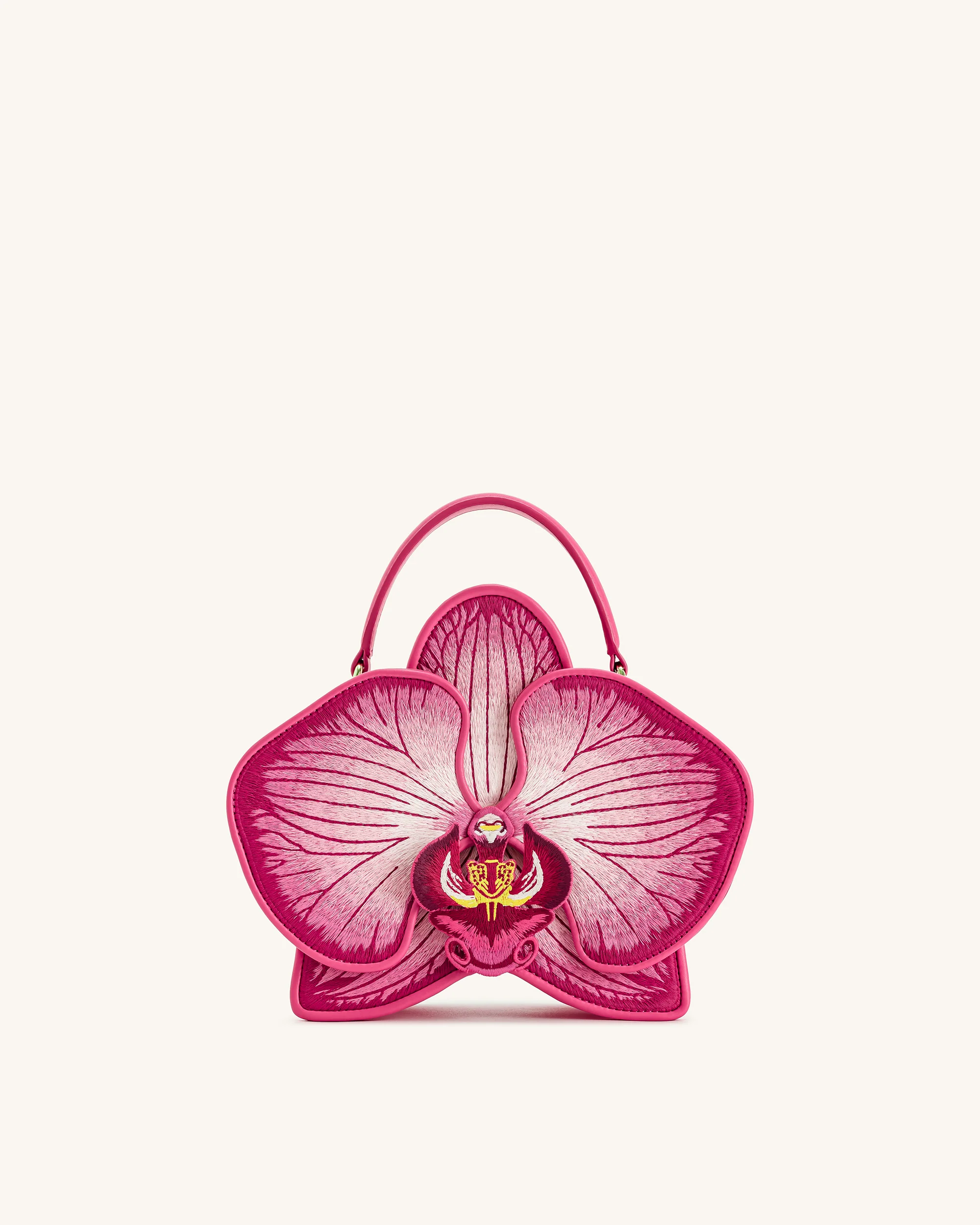 Flora orchideenförmige Henkeltasche – Rosa
