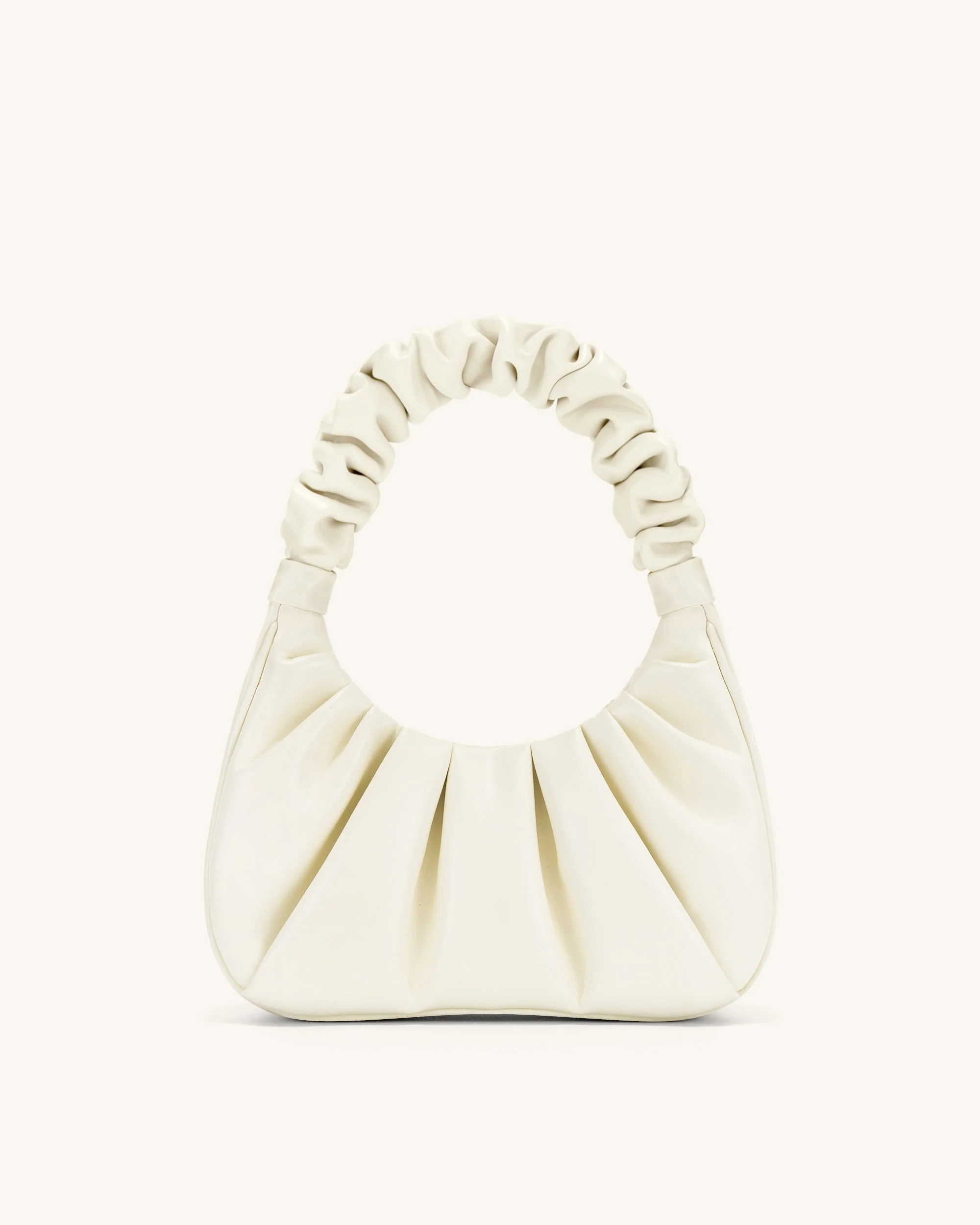 Gabbi Geraffte Hobo-Tasche - Weiß - Image 3