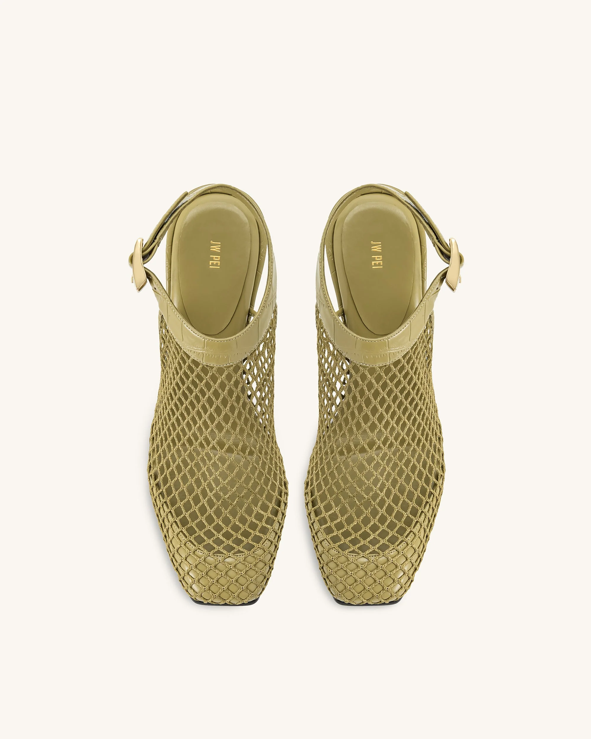 Genesis Absatzsandalen - Olivgrün - Image 3